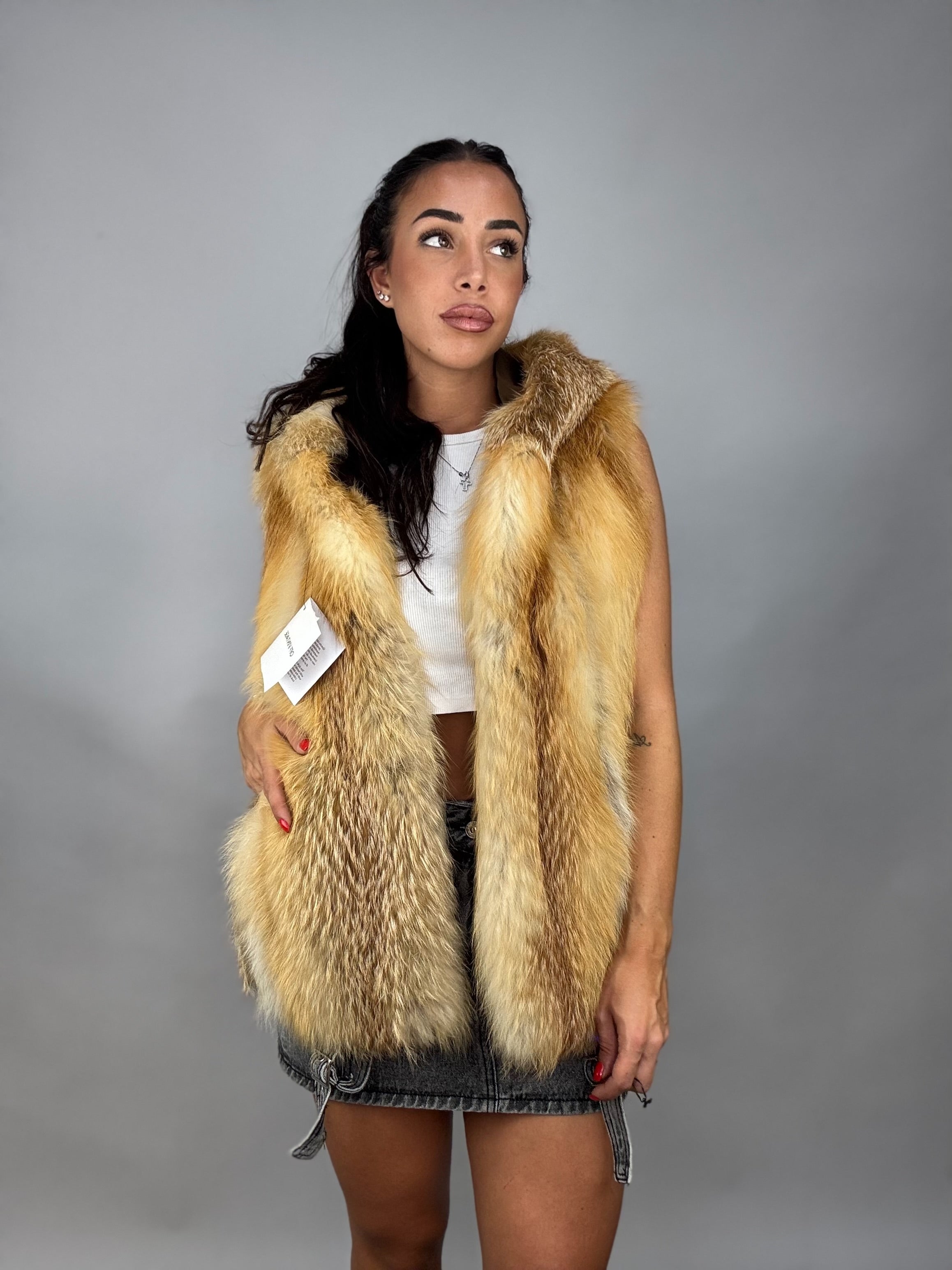 Smanicato in volpe rossa