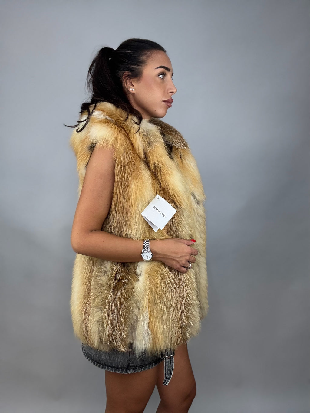 Smanicato in volpe rossa