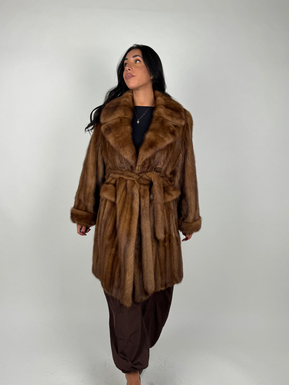 Cappotto in visone N728