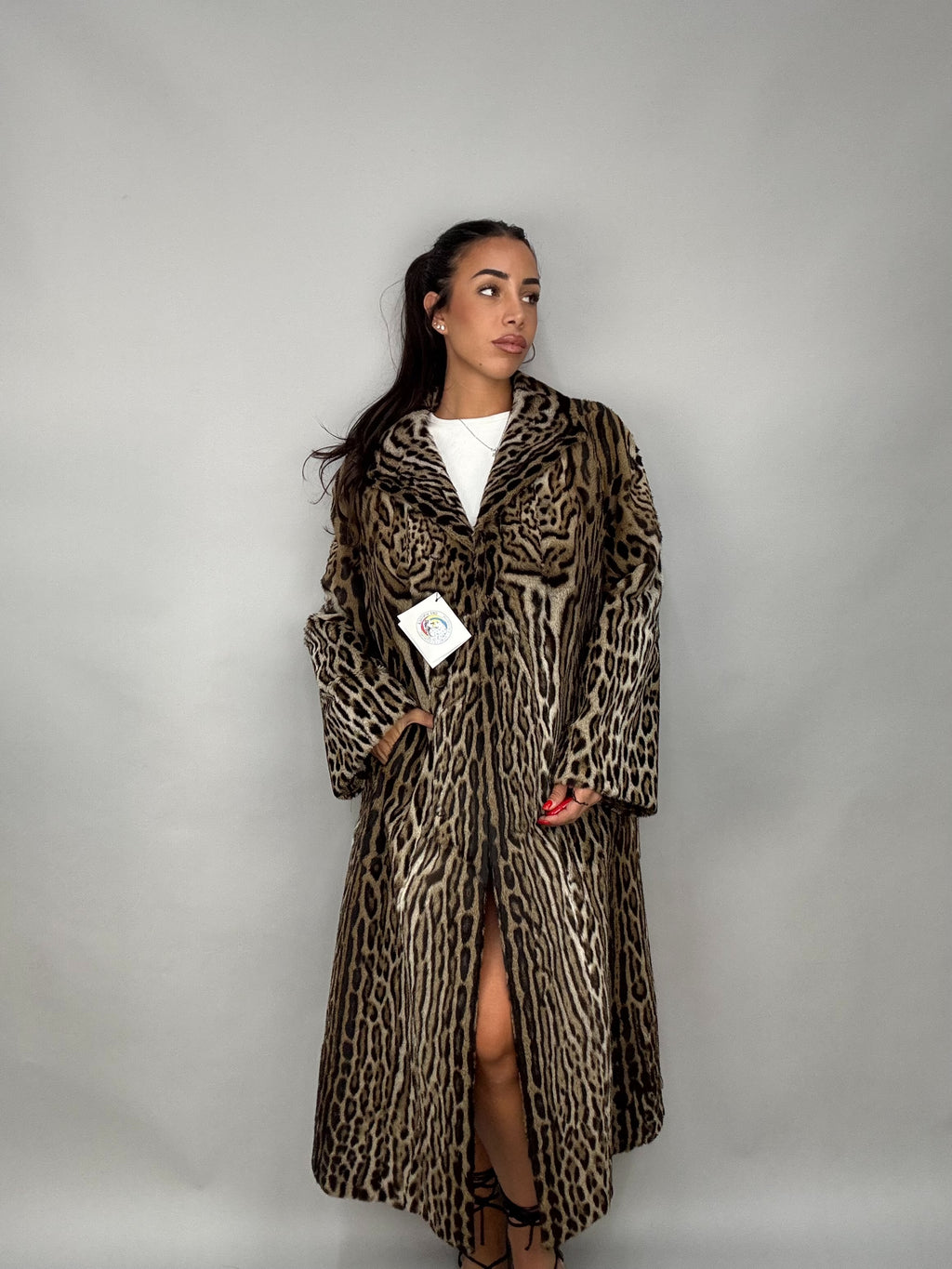 Cappotto in leopardo
