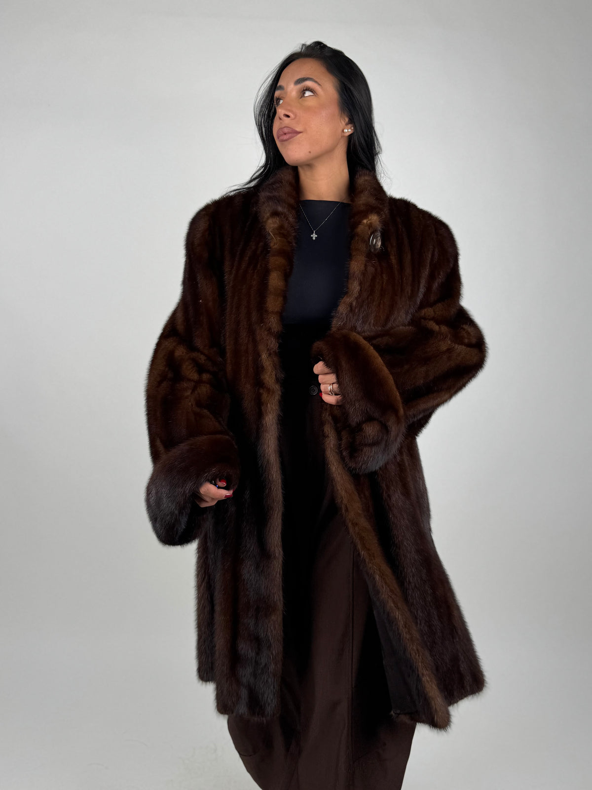 Cappotto in visone N729