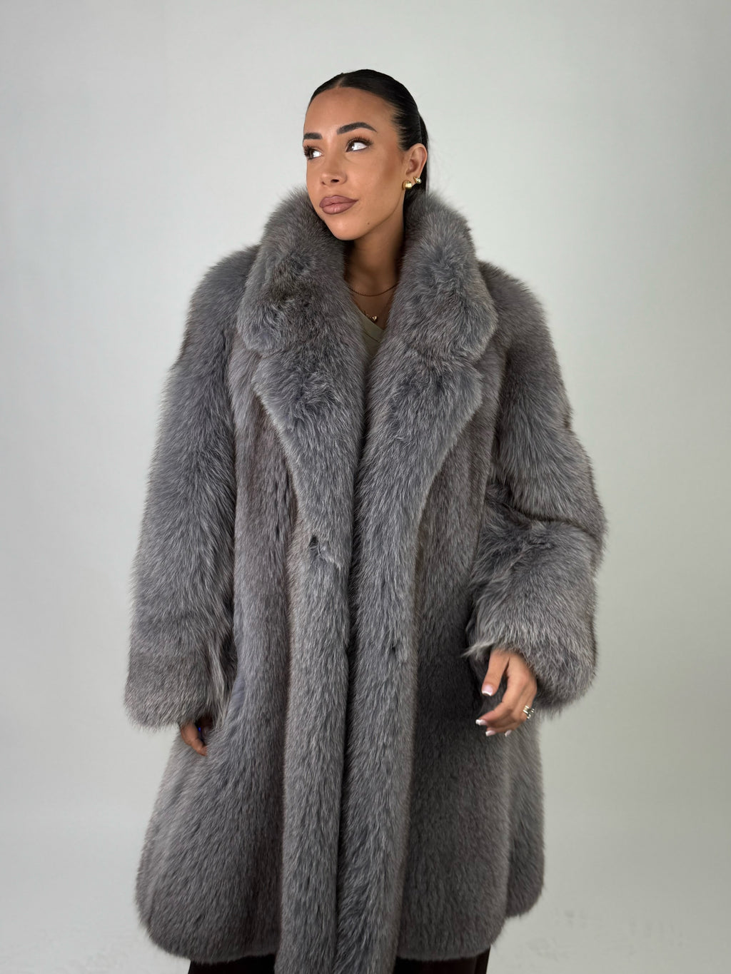 Cappotto in volpe frost N639