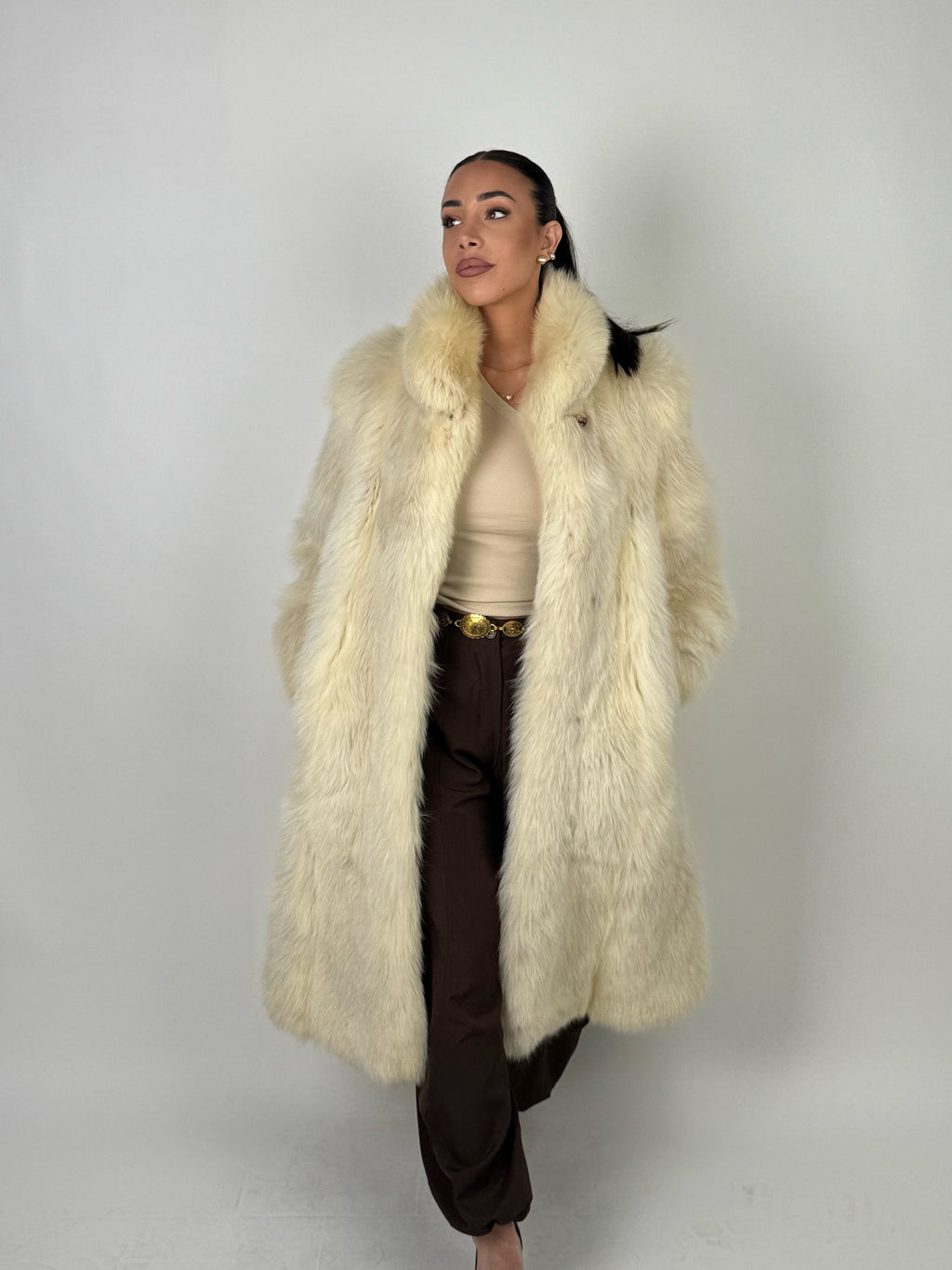 Cappotto in volpe shadow N640
