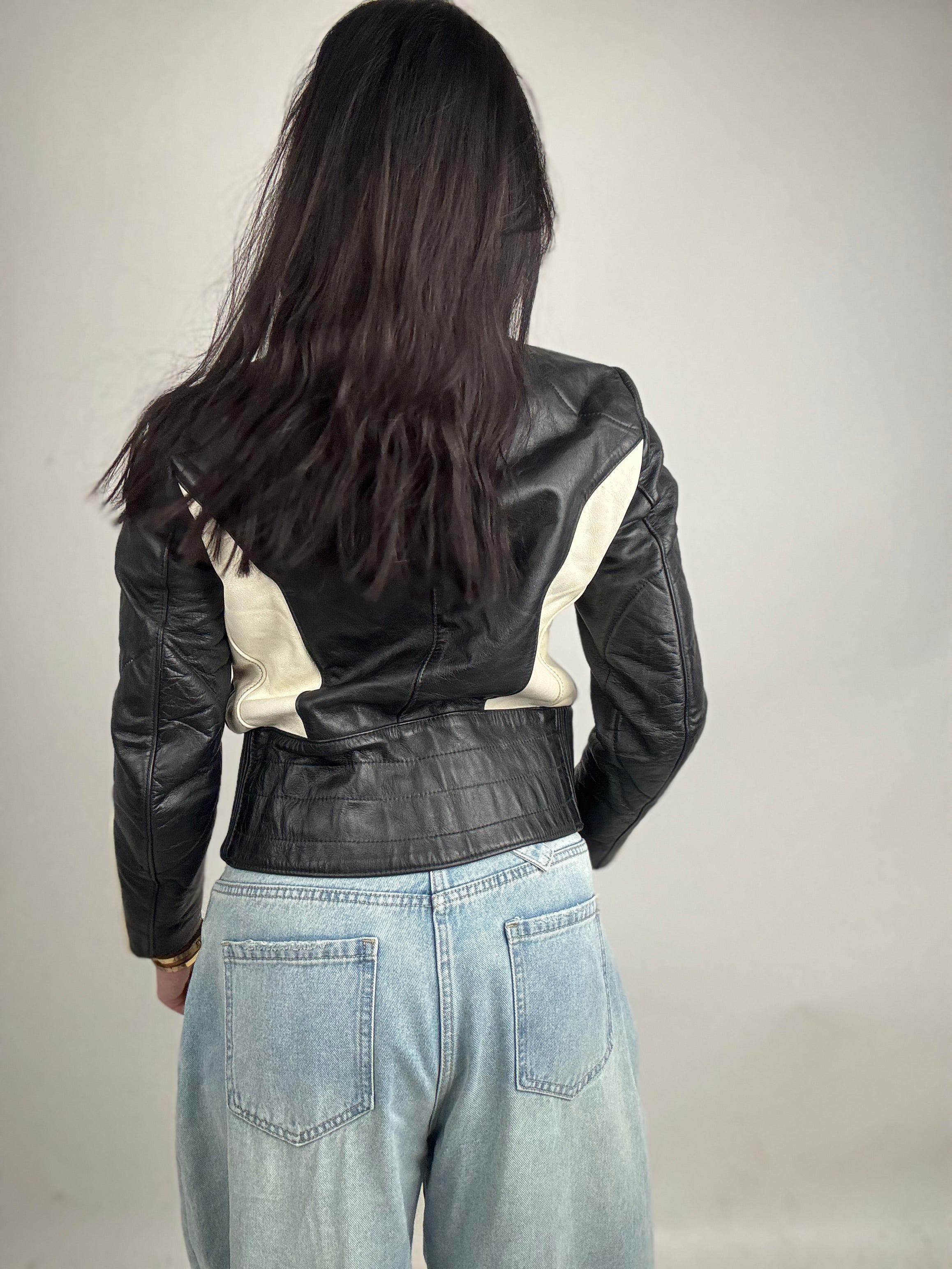 Giacca in pelle N7