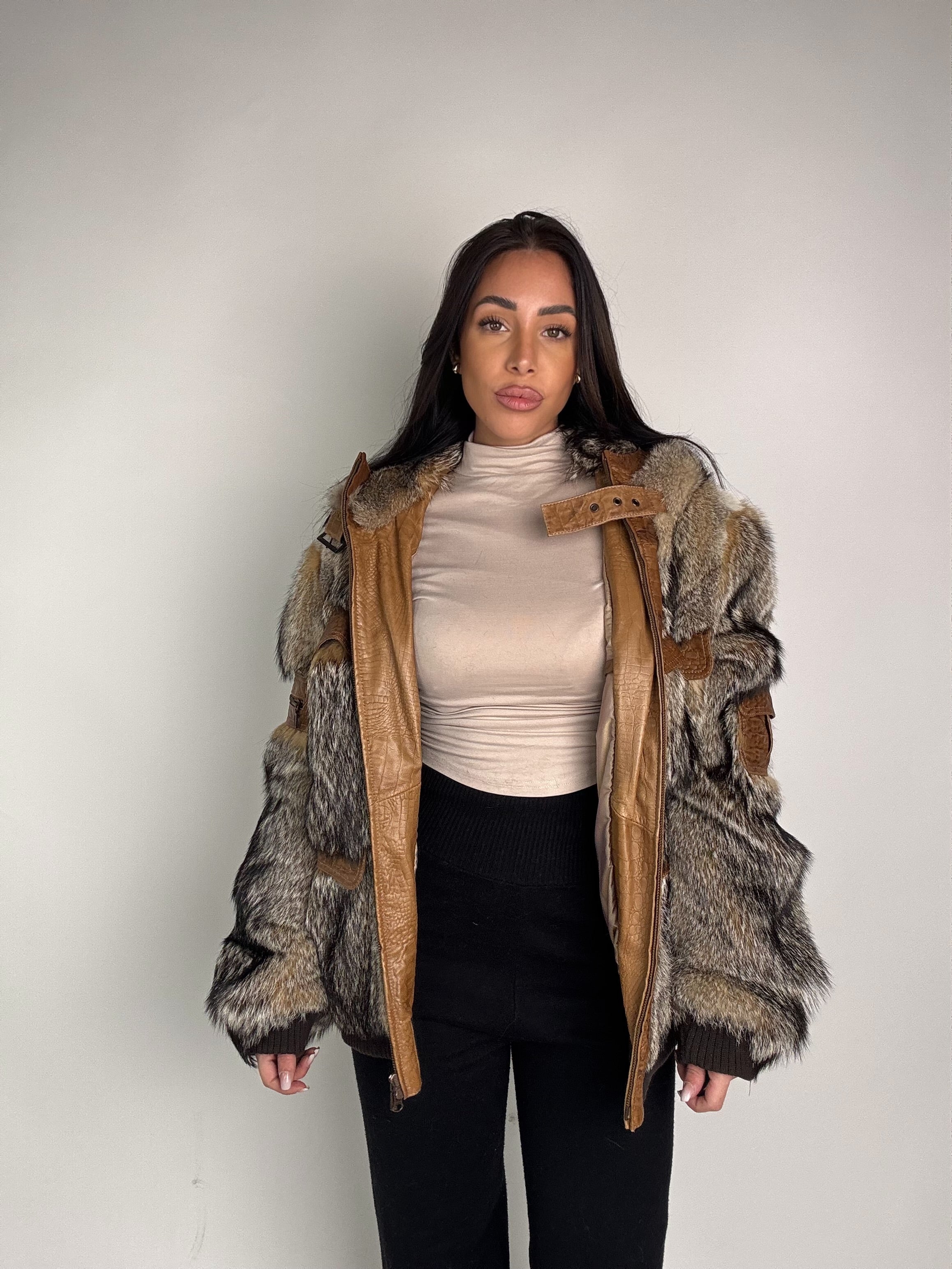 Mink Bomber Jacket