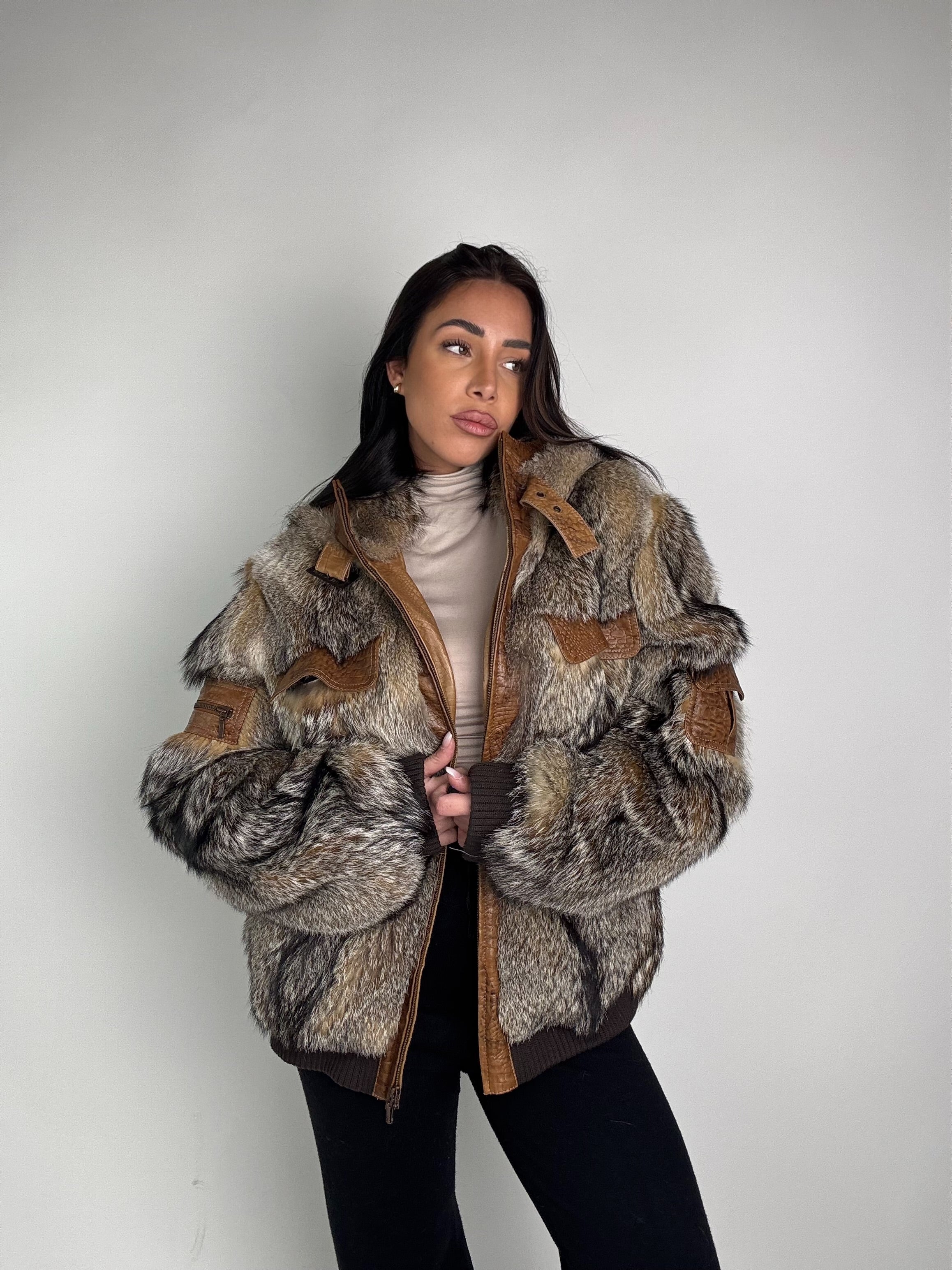 Mink Bomber Jacket