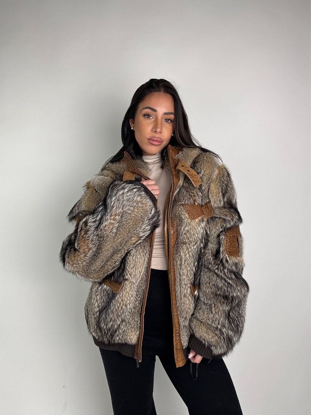 Mink Bomber Jacket
