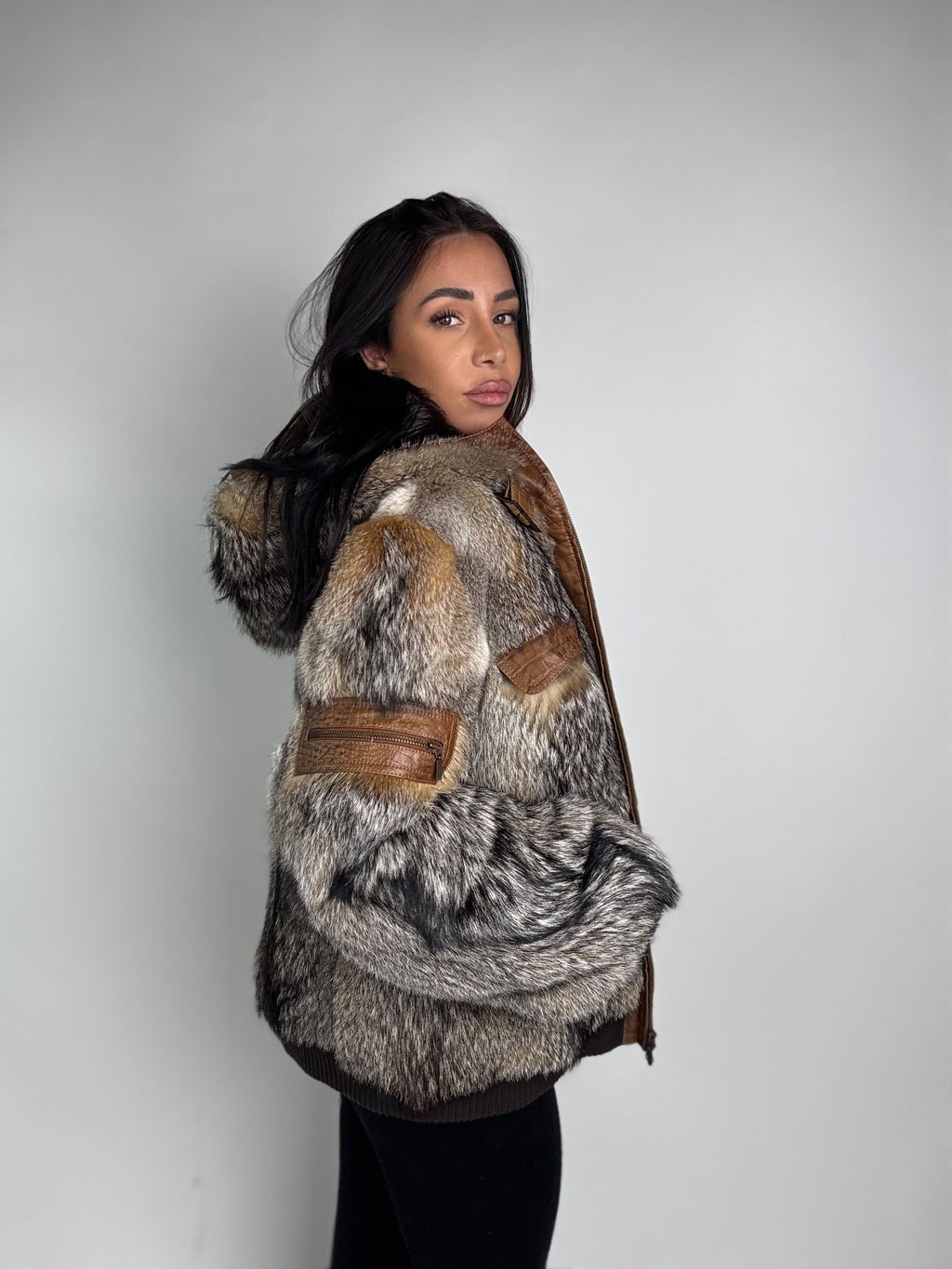 Mink Bomber Jacket
