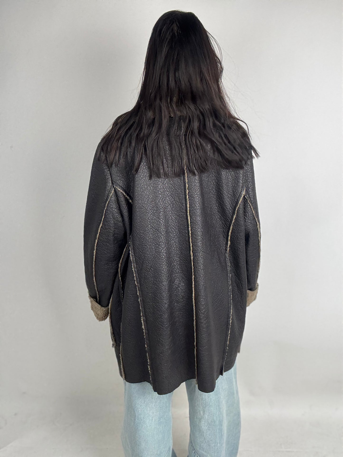 Shearling coat N220