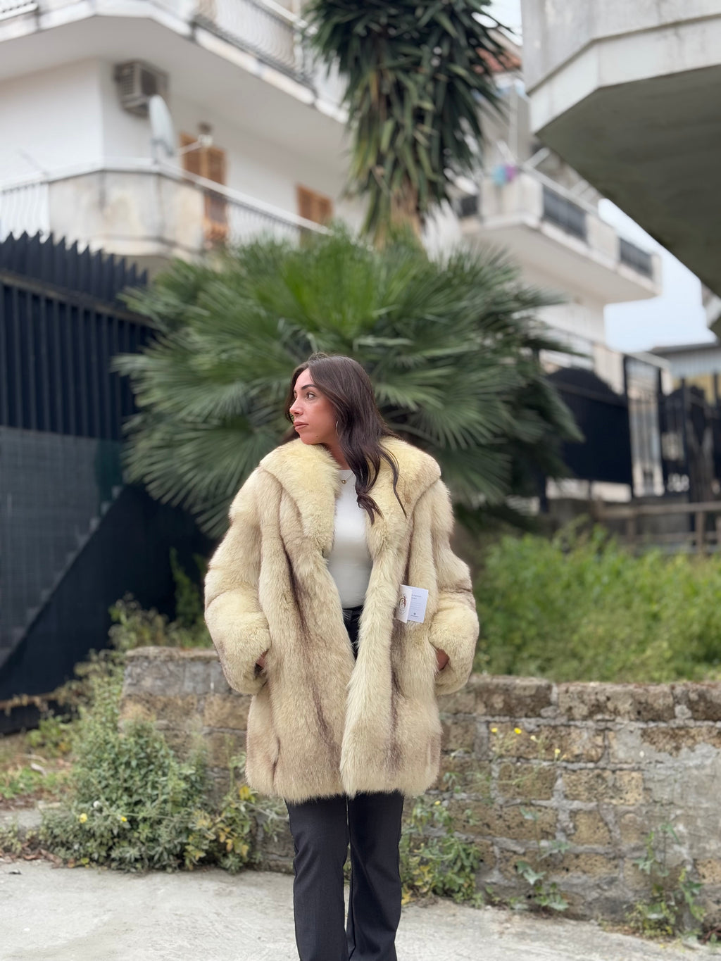 Giacca in volpe della groenlandia