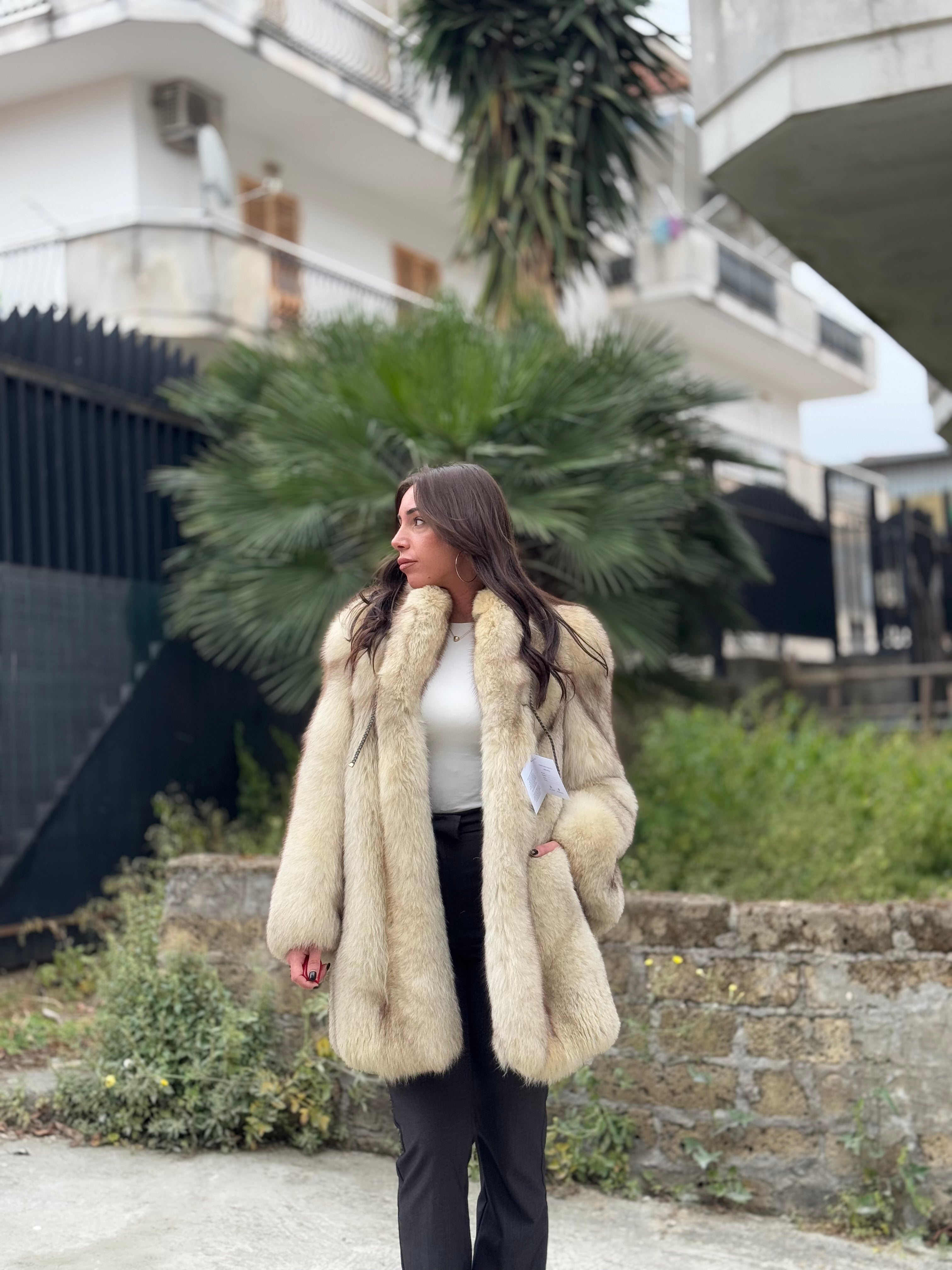 Giacca in volpe della groenlandia