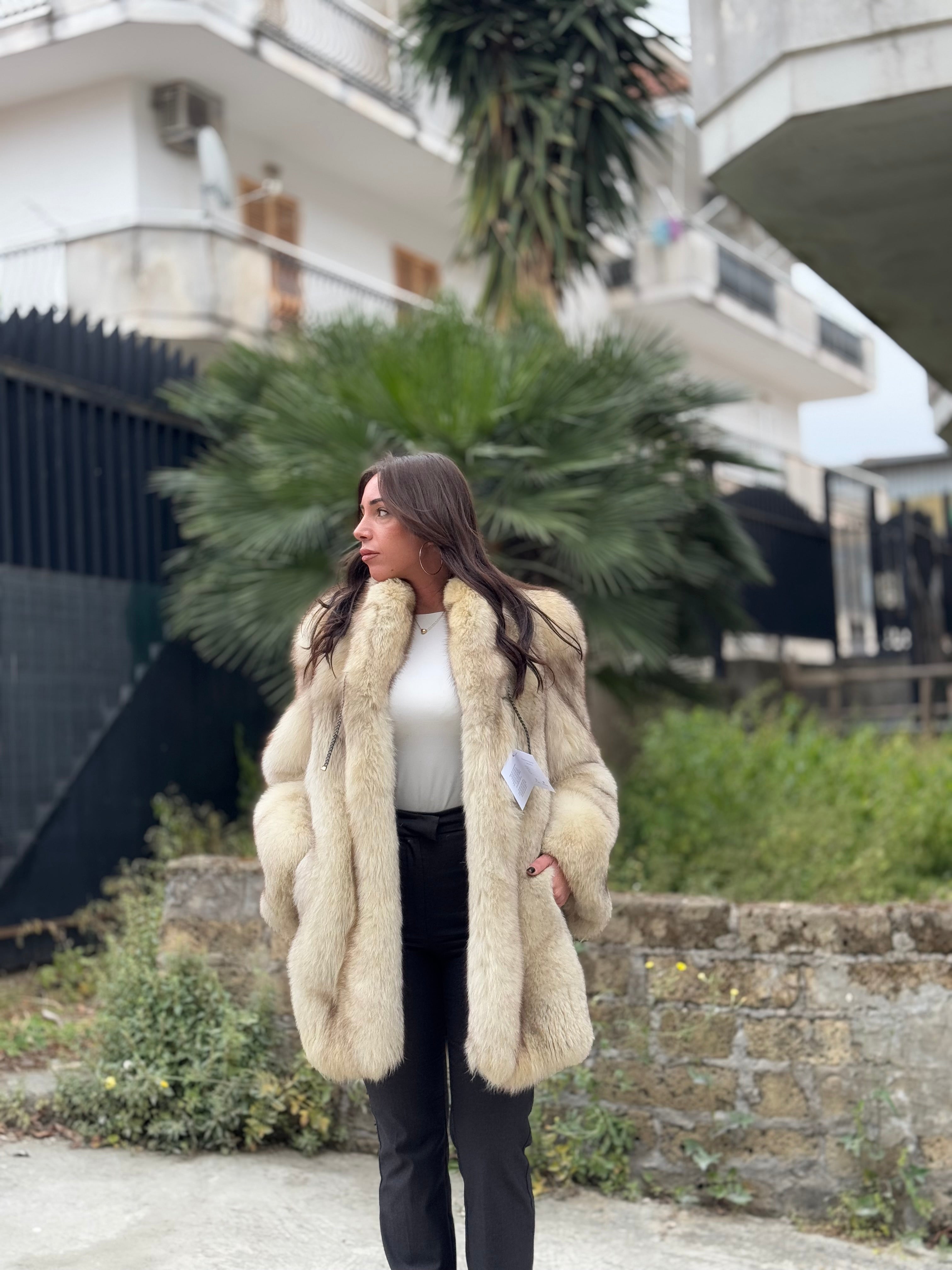 Giacca in volpe della groenlandia