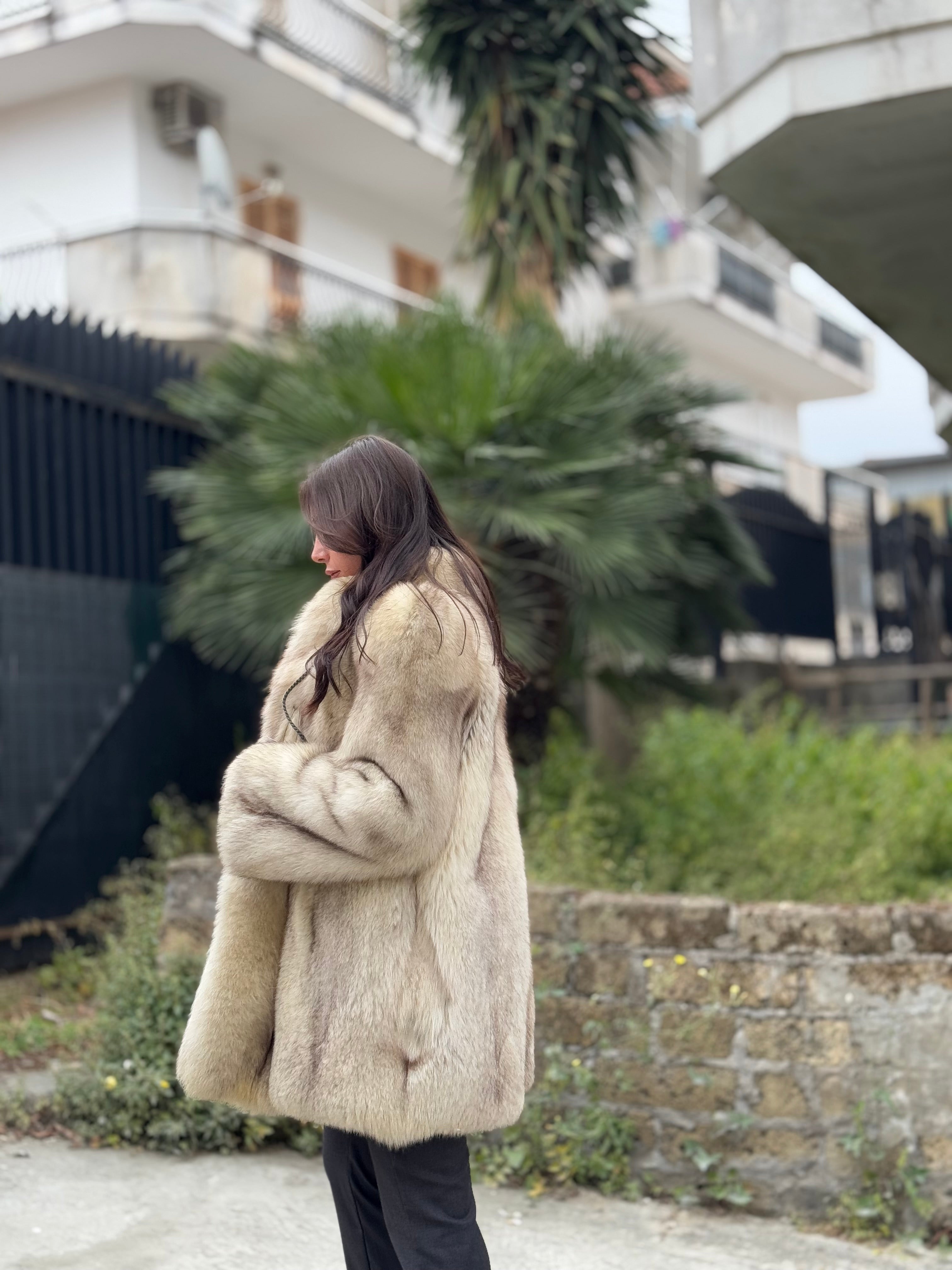 Giacca in volpe della groenlandia