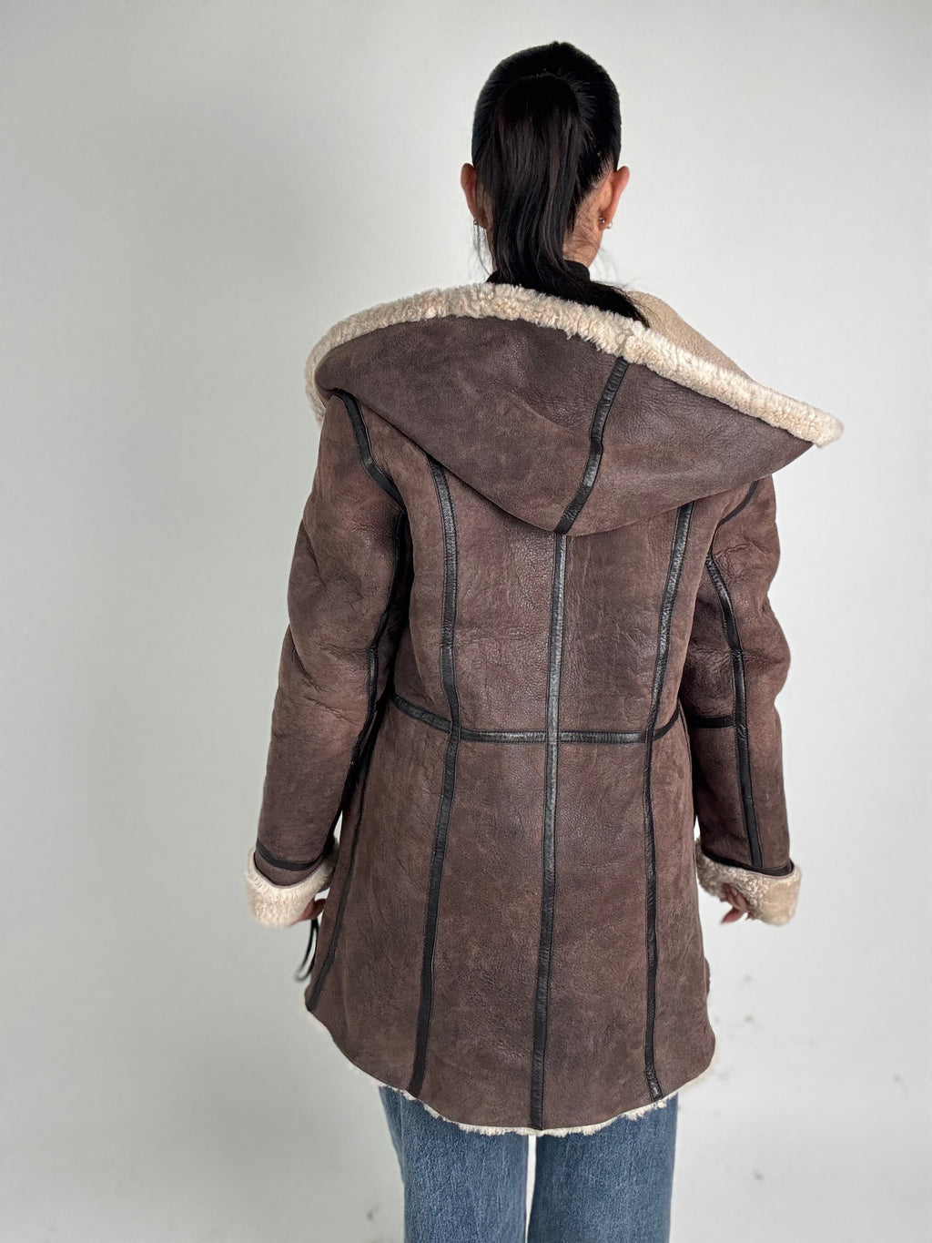 Shearling coat N203