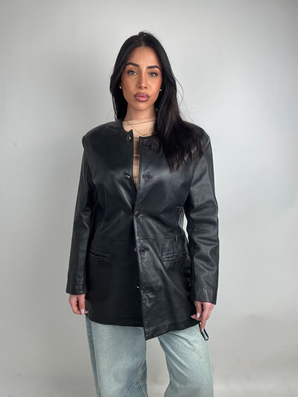 Giacca in pelle N4