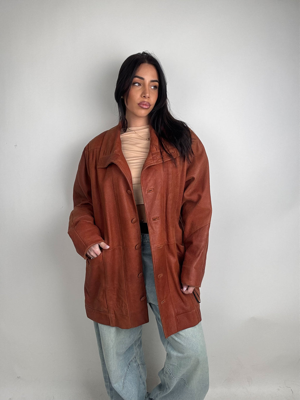 Giacca in pelle N5
