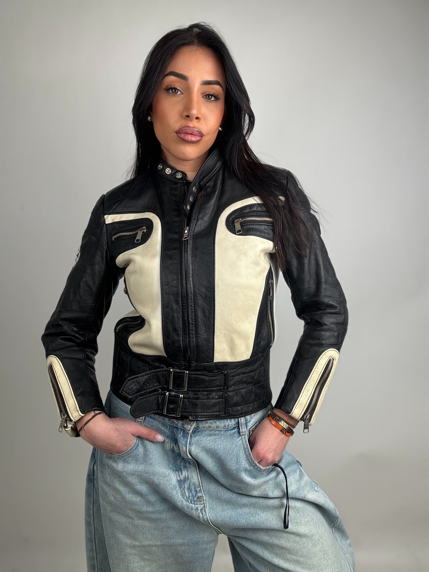 Giacca in pelle N7