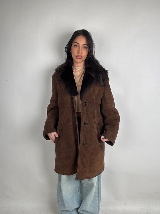 Shearling coat N214