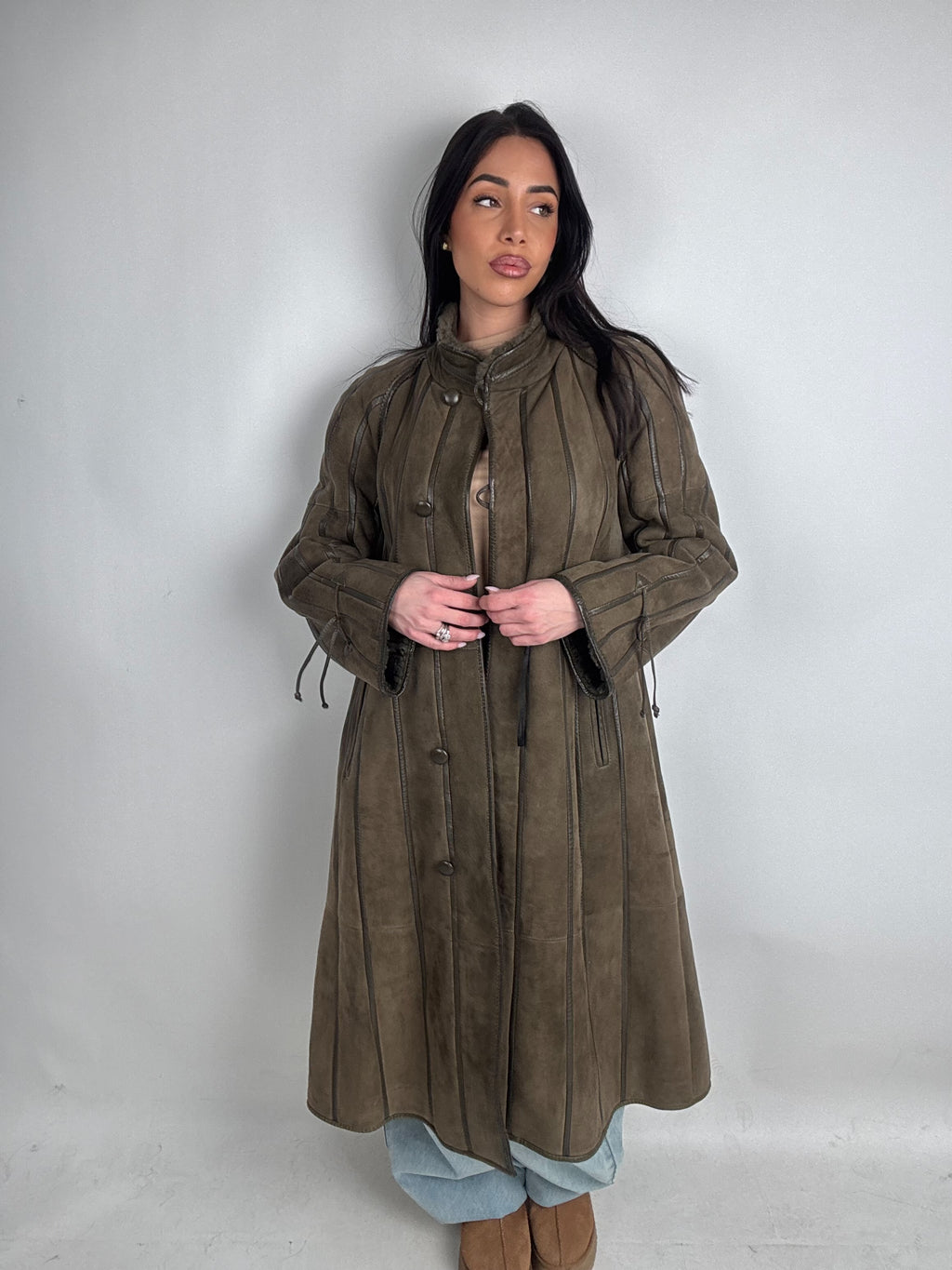 Shearling coat N215