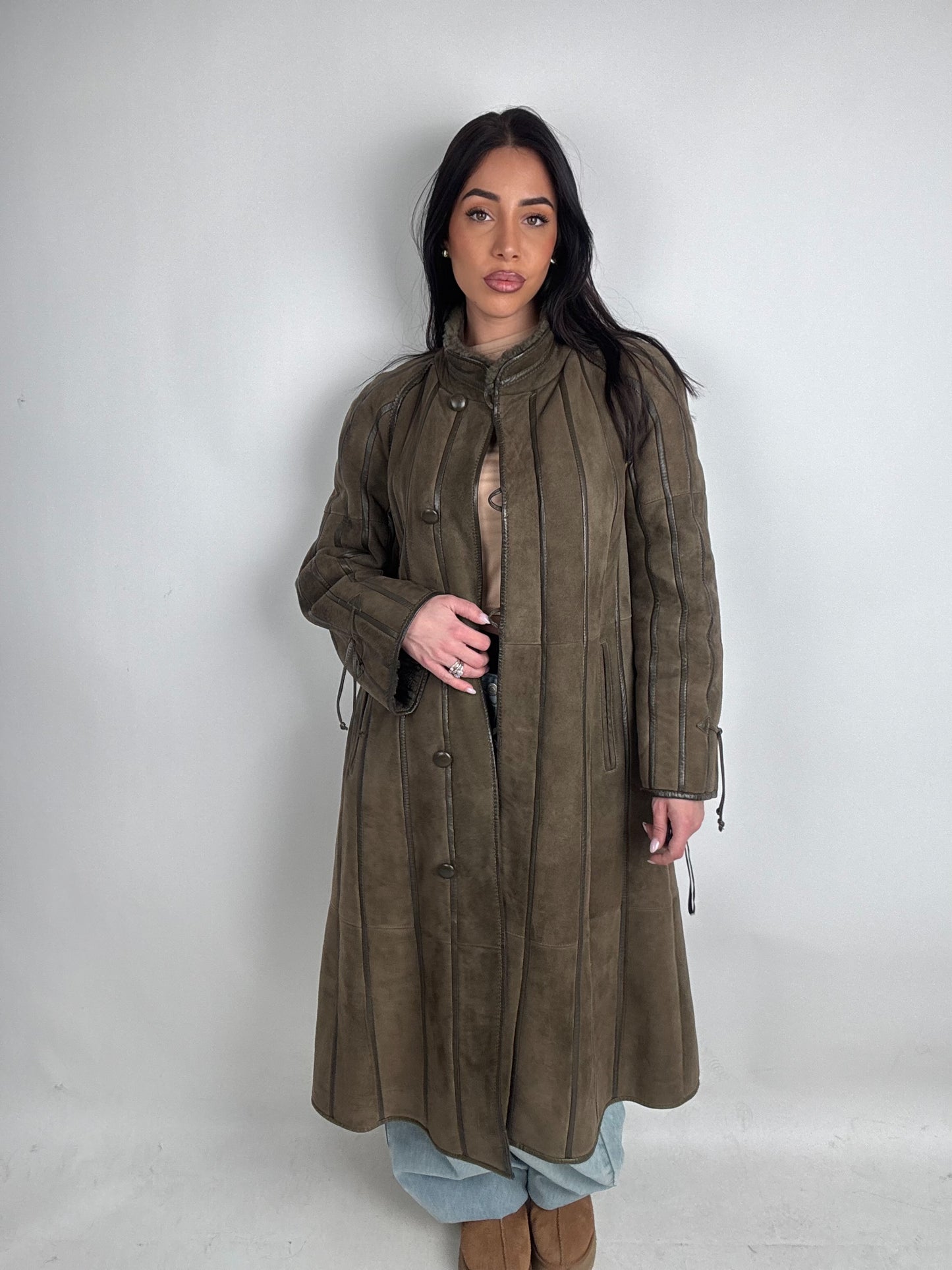 Shearling coat N215