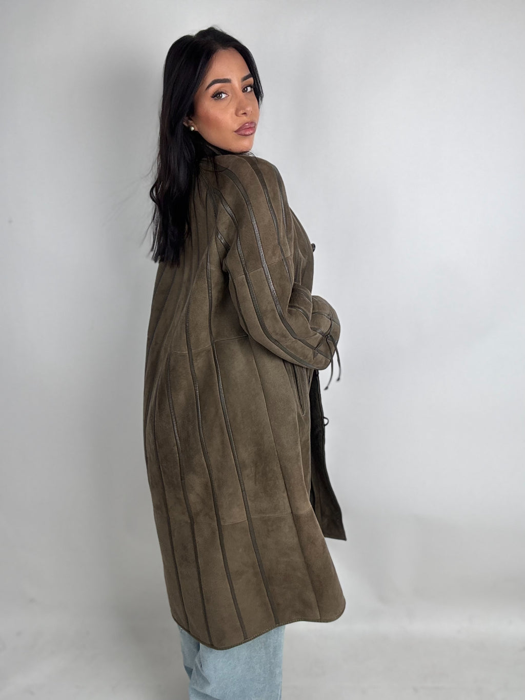 Shearling coat N215