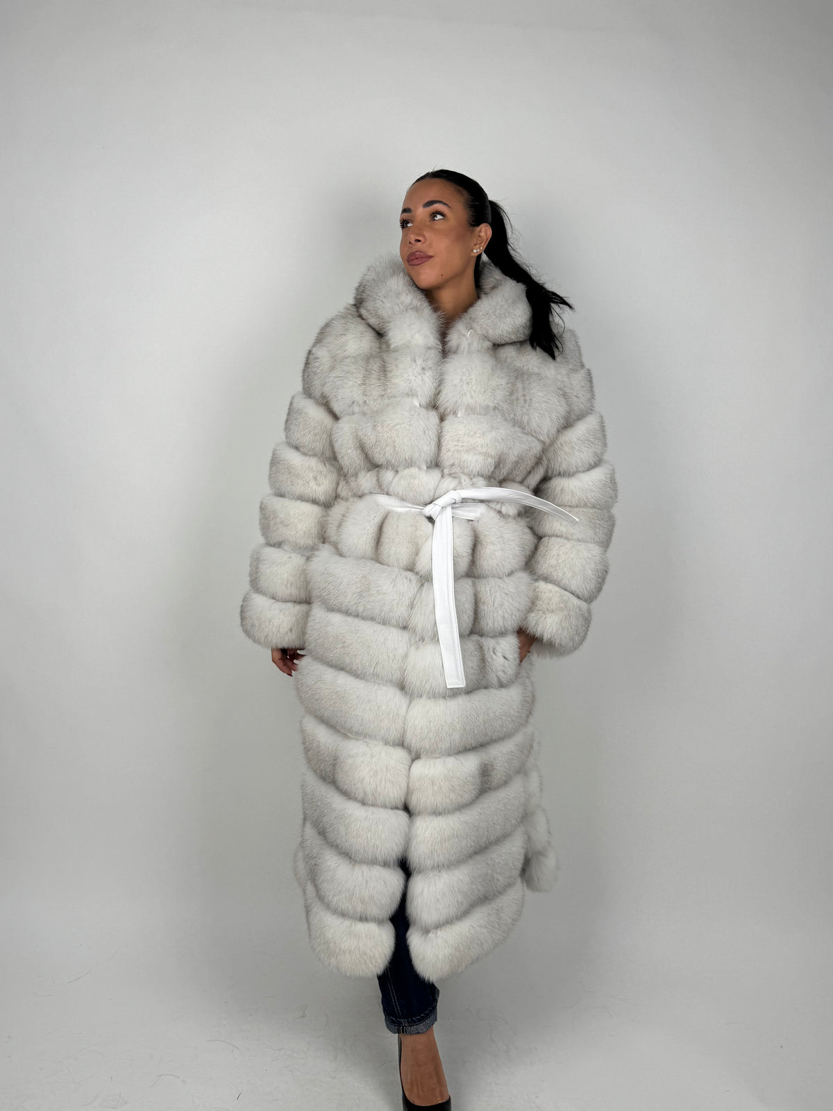Cappotto in volpe della groenlandia N762