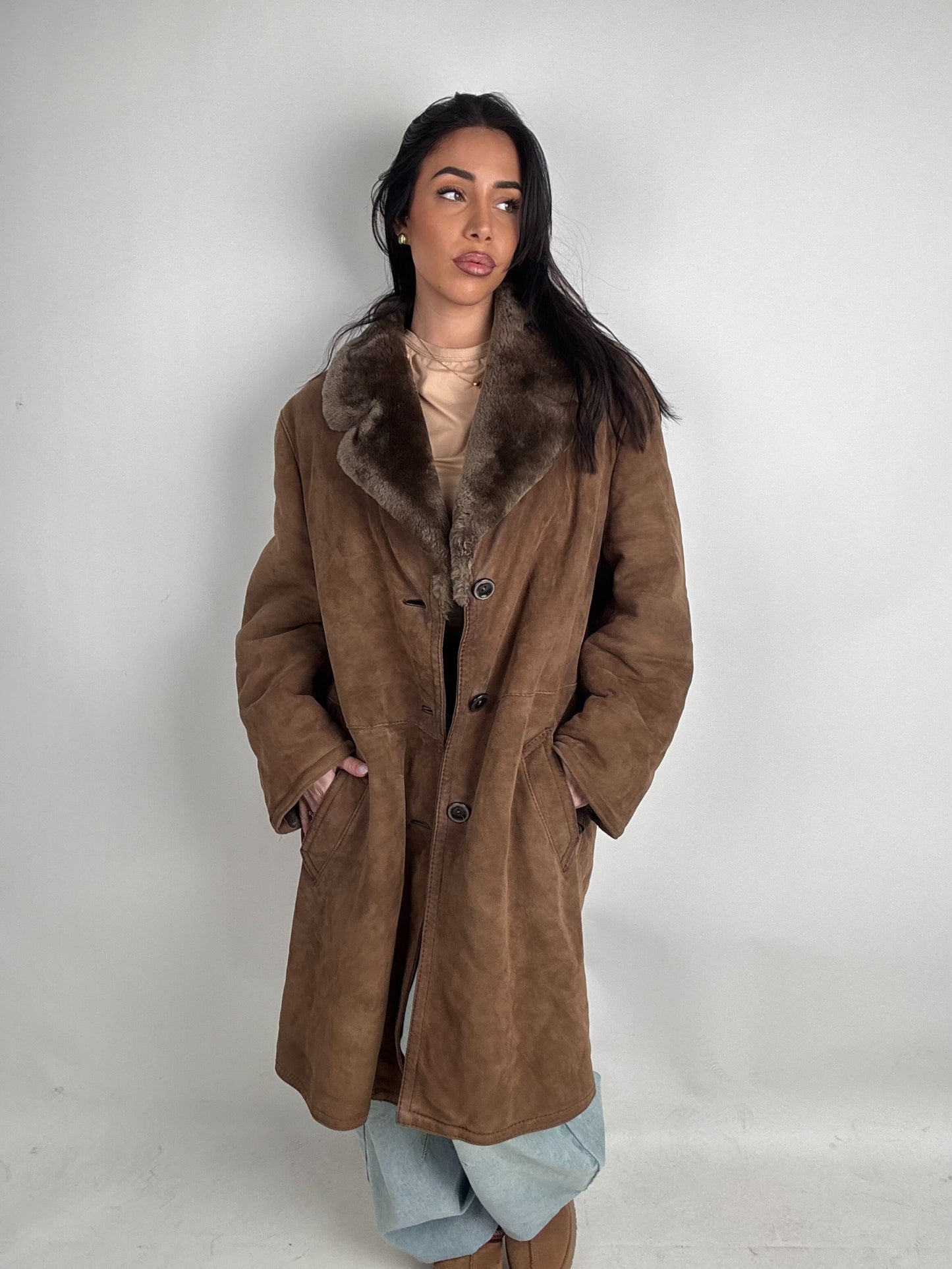 Shearling coat N216