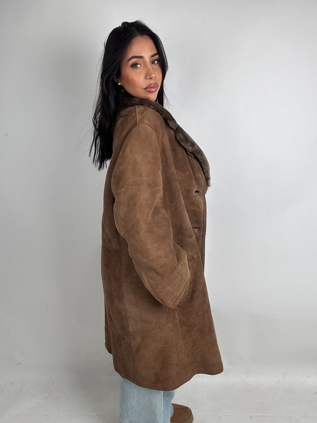 Shearling coat N216
