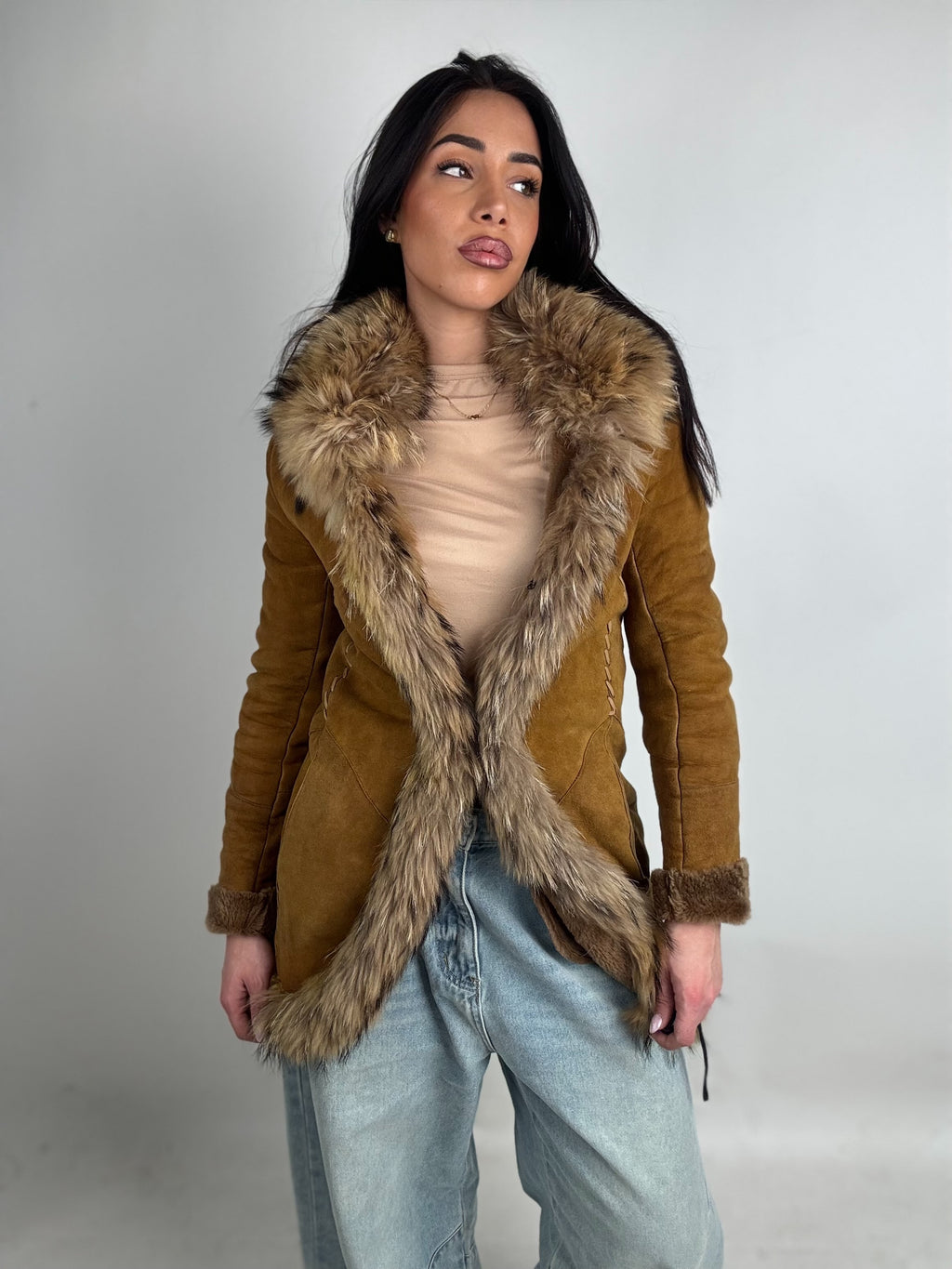 Shearling coat N217