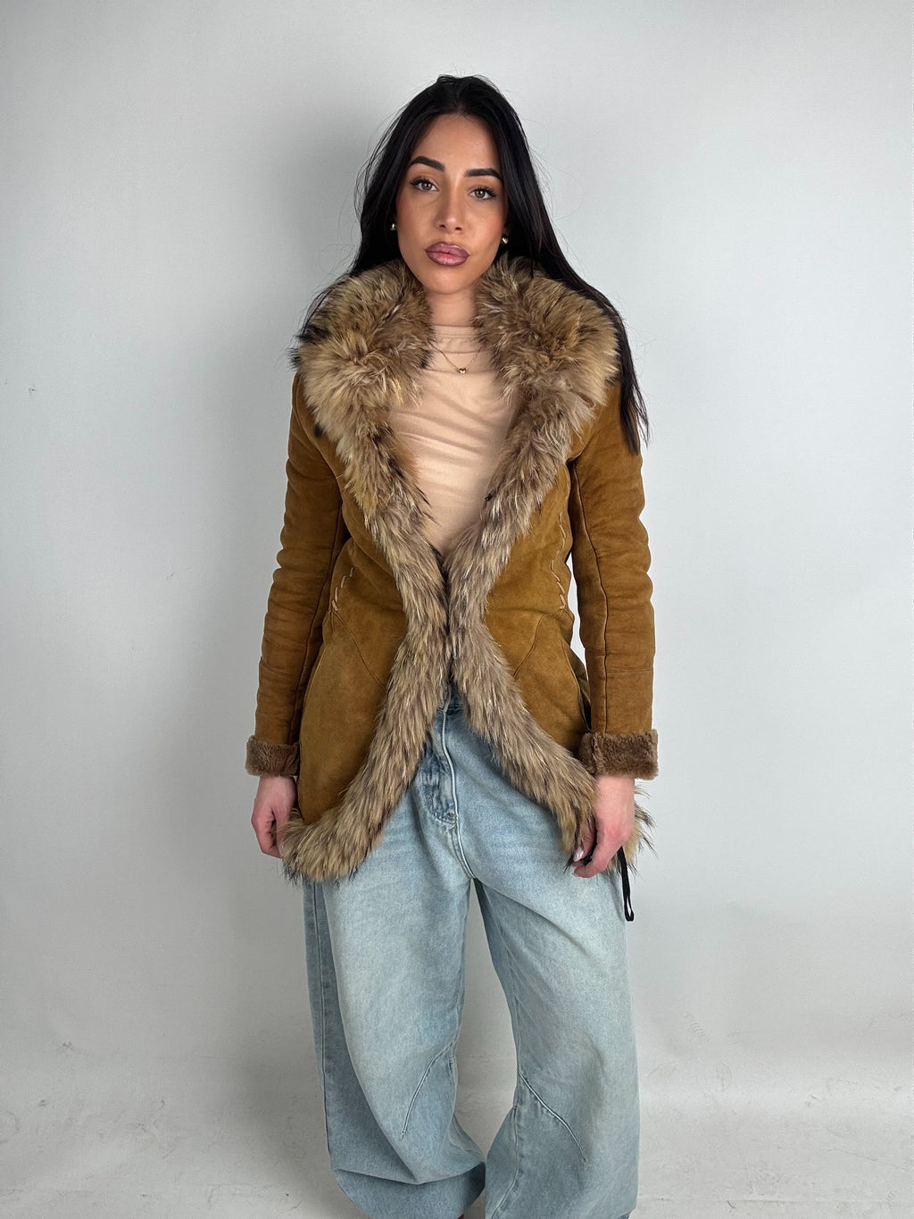 Shearling coat N217