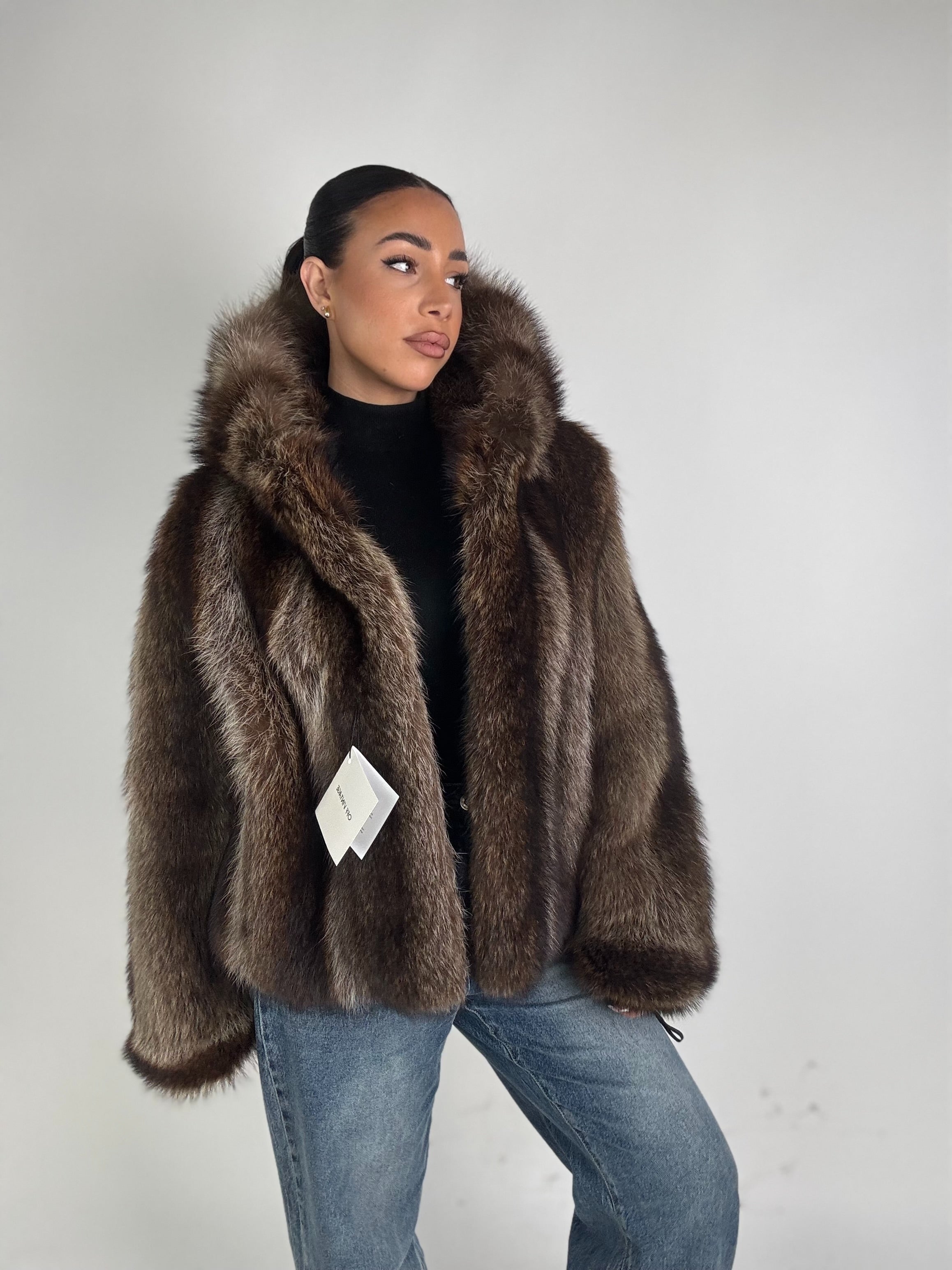 Mink Bomber Jacket