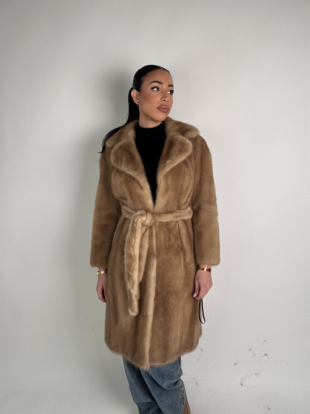 Cappotto in visone N484
