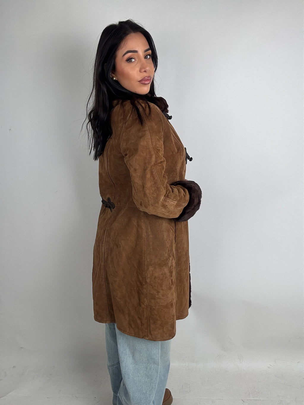Shearling coat N218