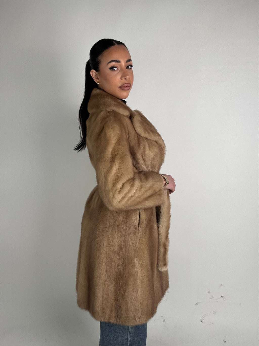 Cappotto in visone N484