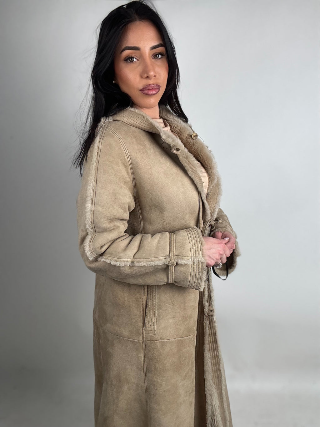 Shearling coat N219