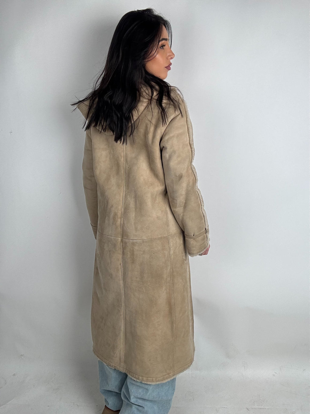 Shearling coat N219
