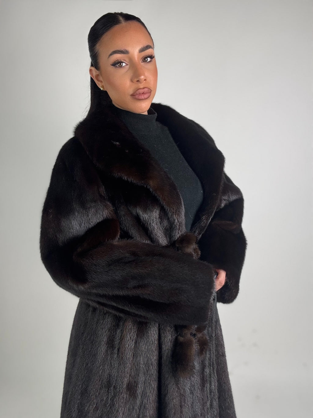 Cappotto in visone N485