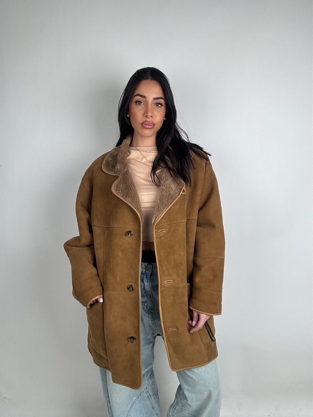Shearling coat N223