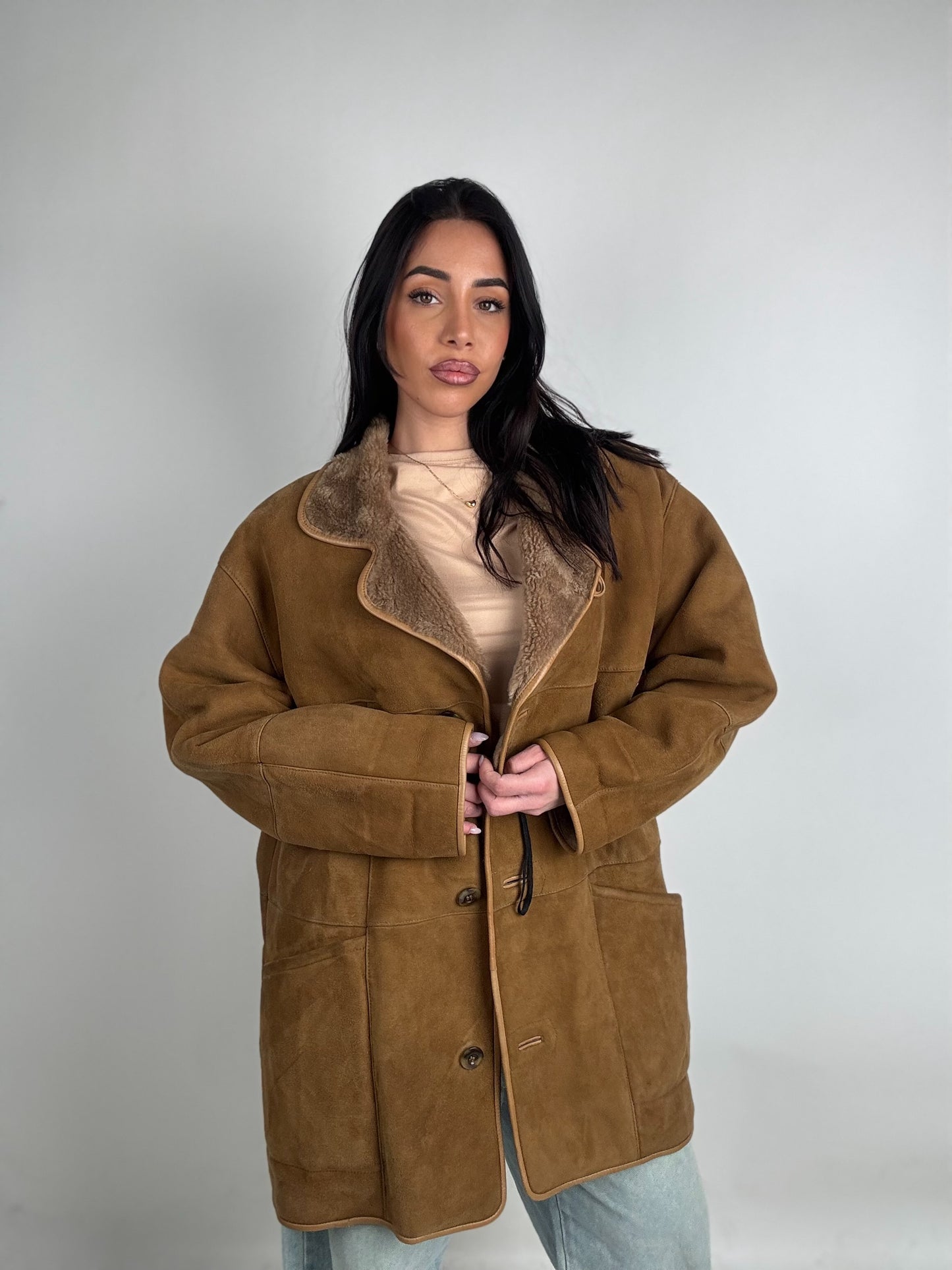Shearling coat N223