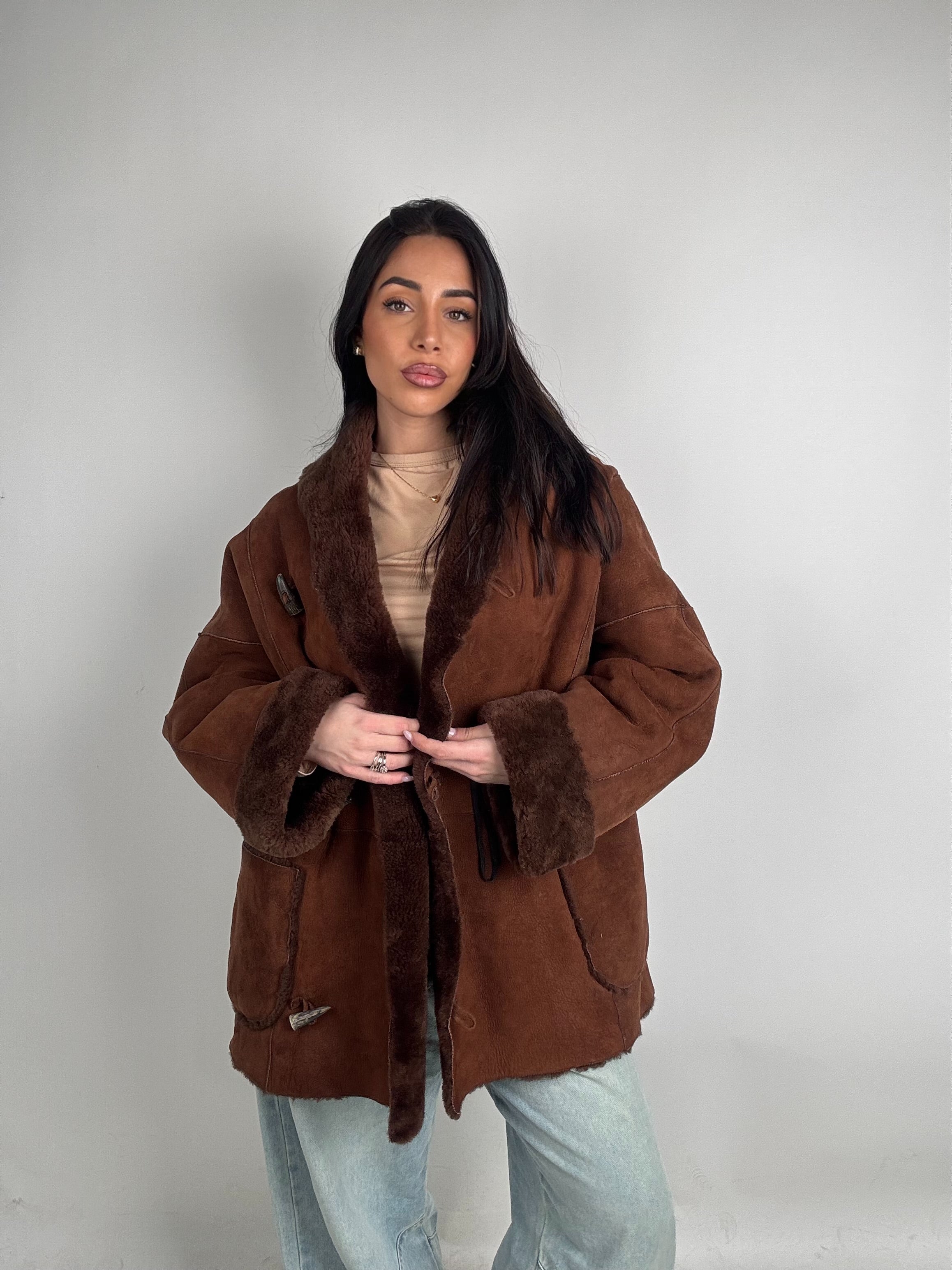 Shearling coat N224