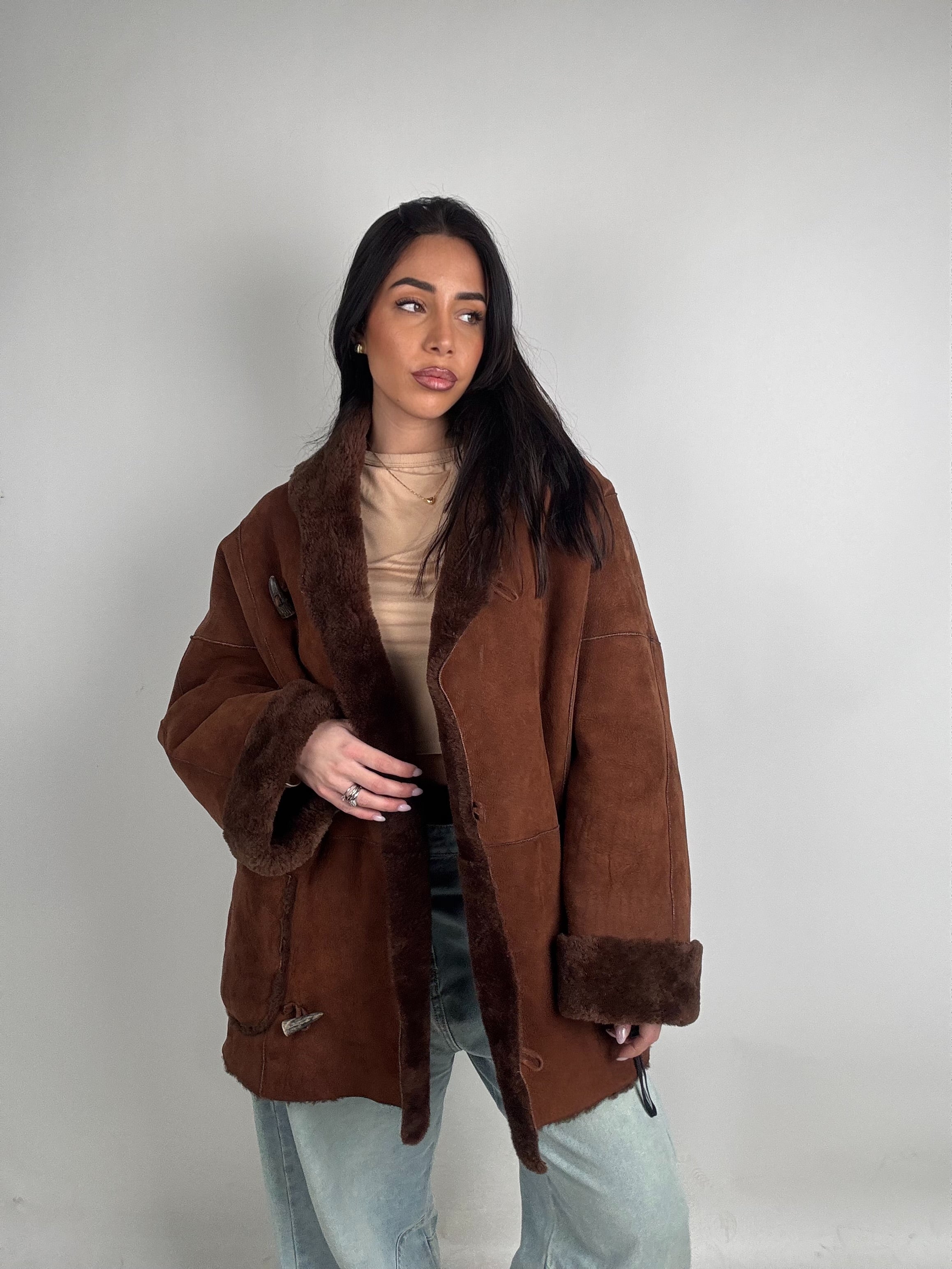 Shearling coat N224