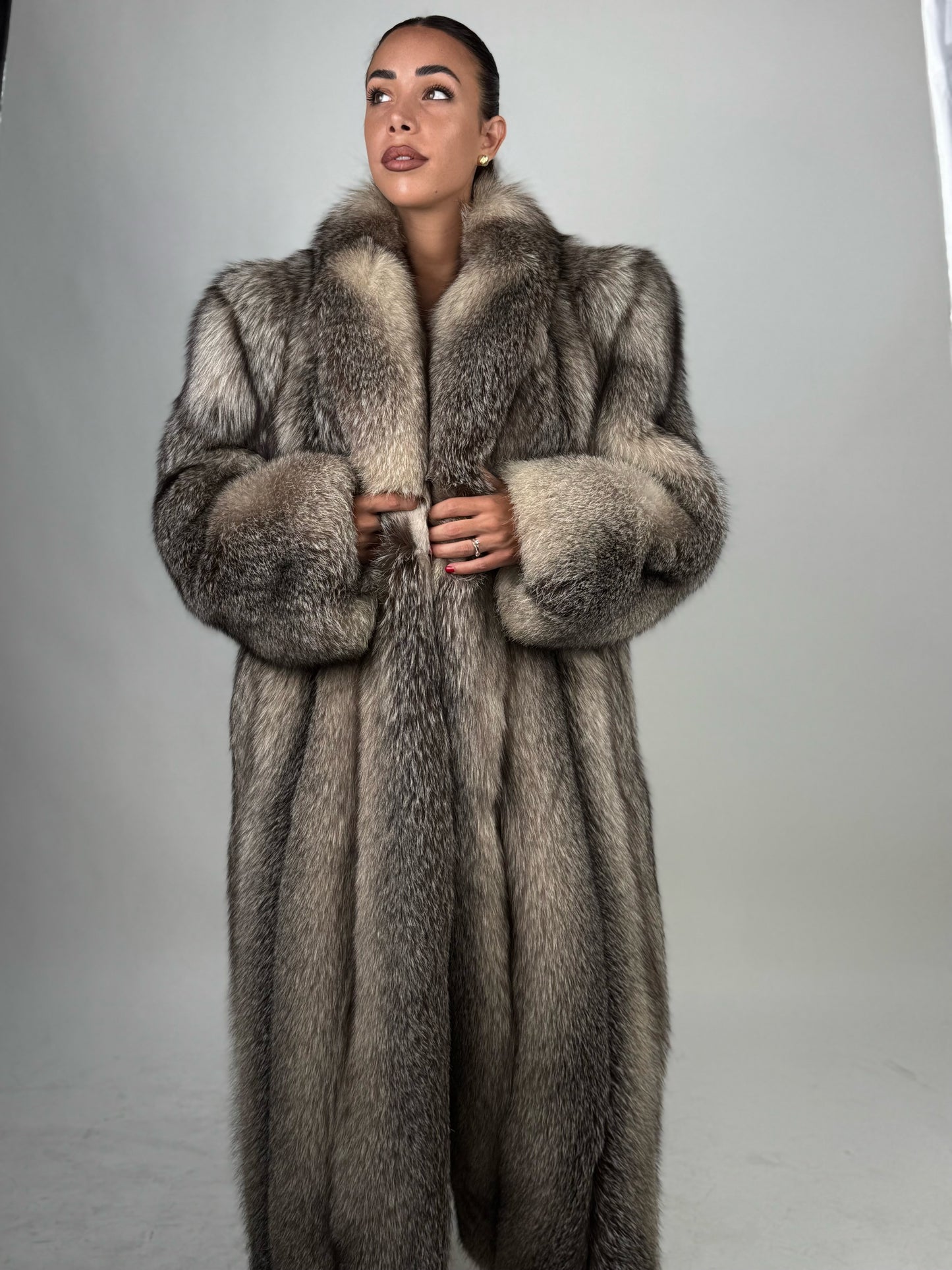 Cappotto in volpe frost N81