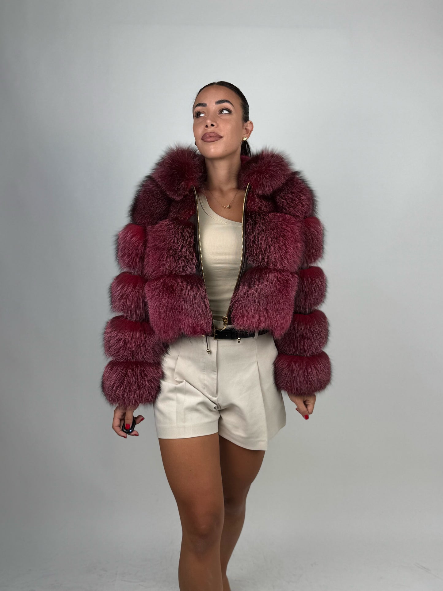 Bomber in volpe rubino N85