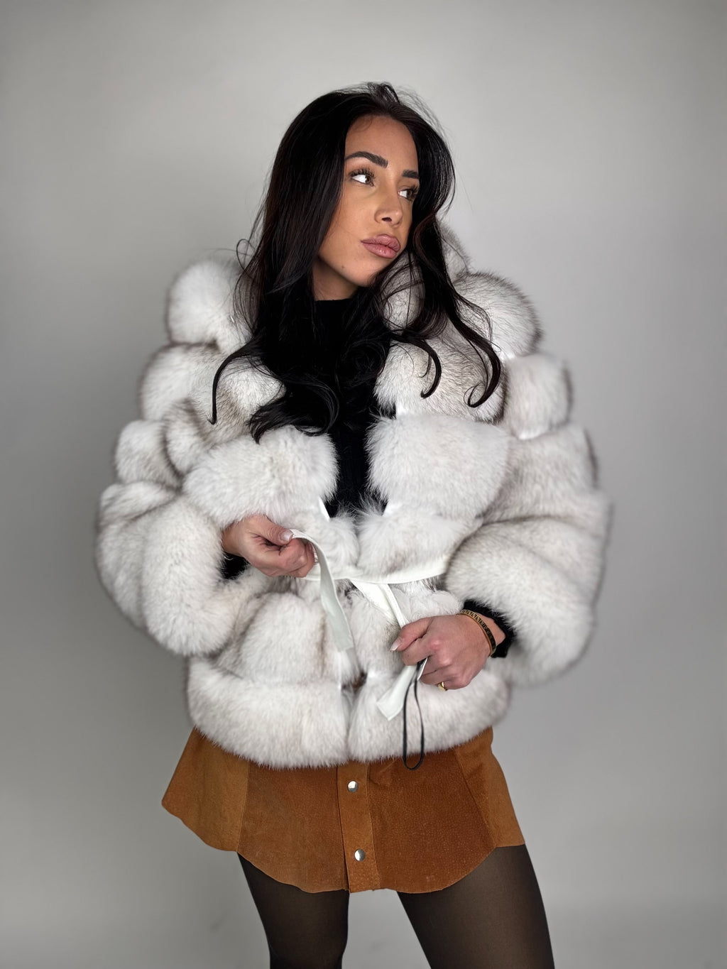 Mink Bomber Jacket