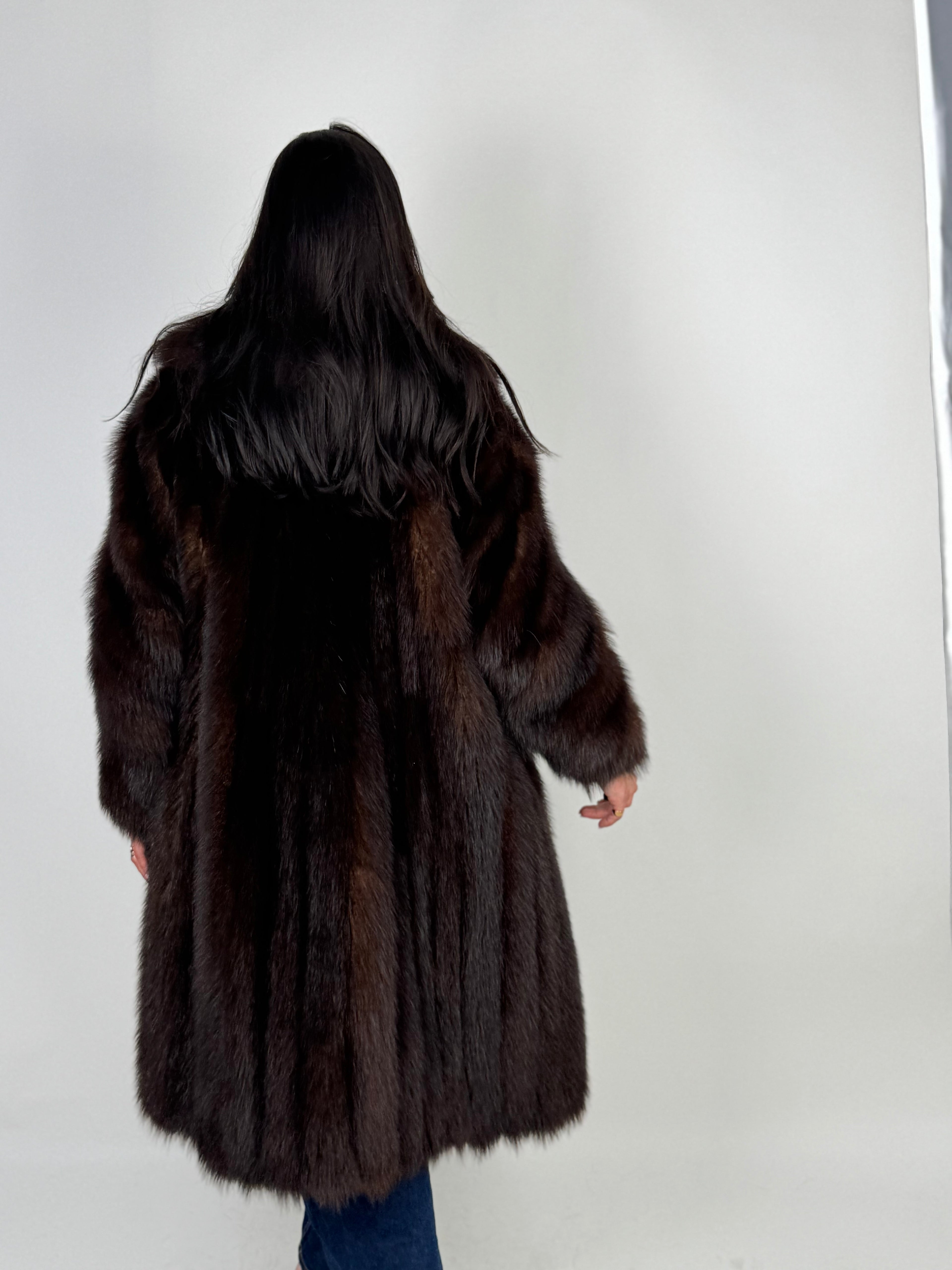 Cappotto in zibellino N652