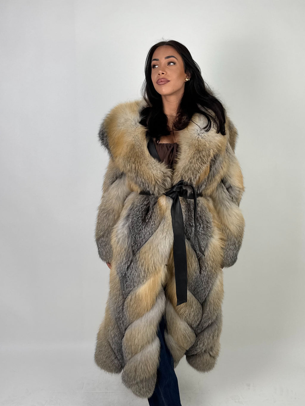 Cappotto Maya in volpe golden