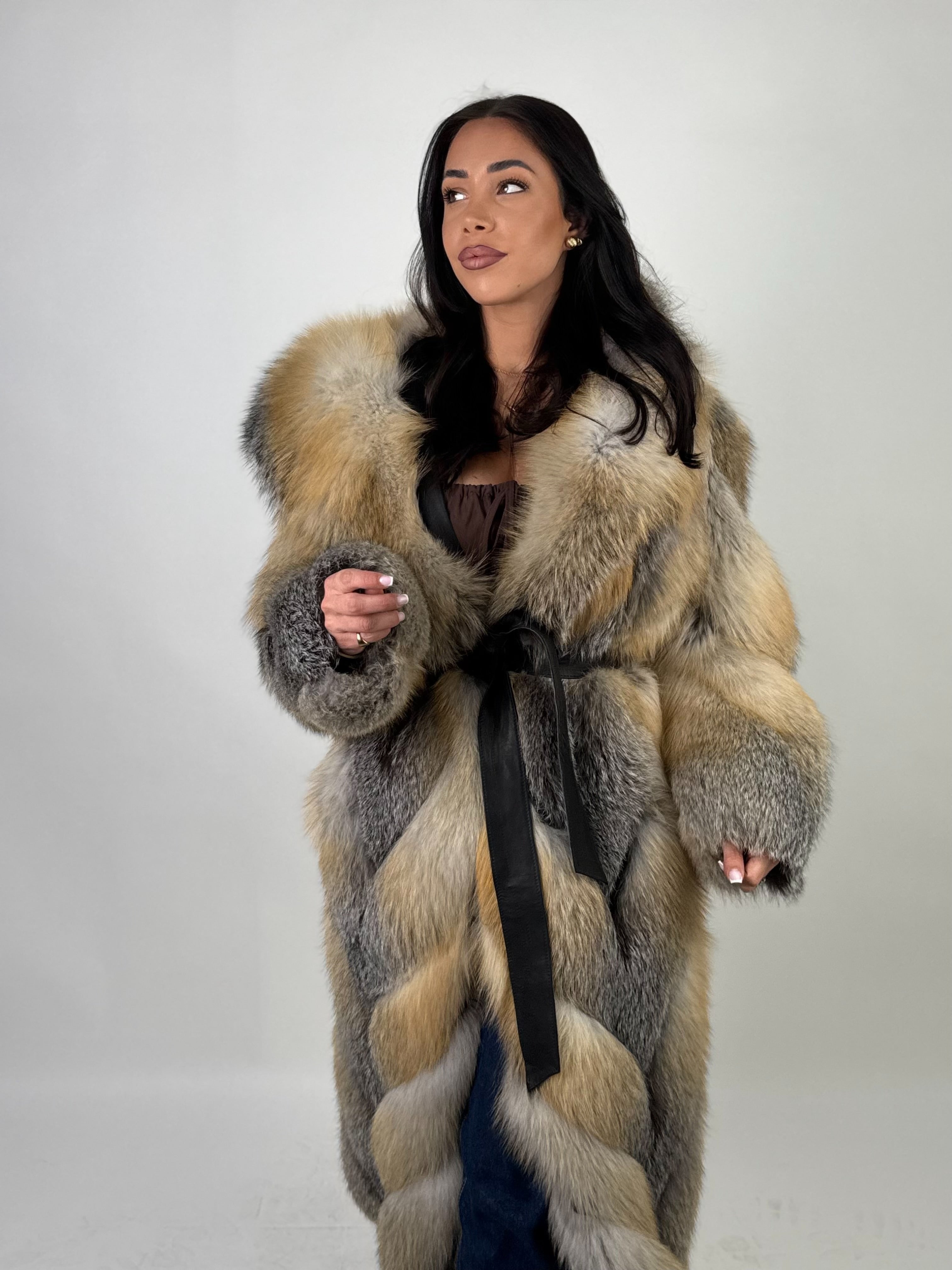 Cappotto Maya in volpe golden