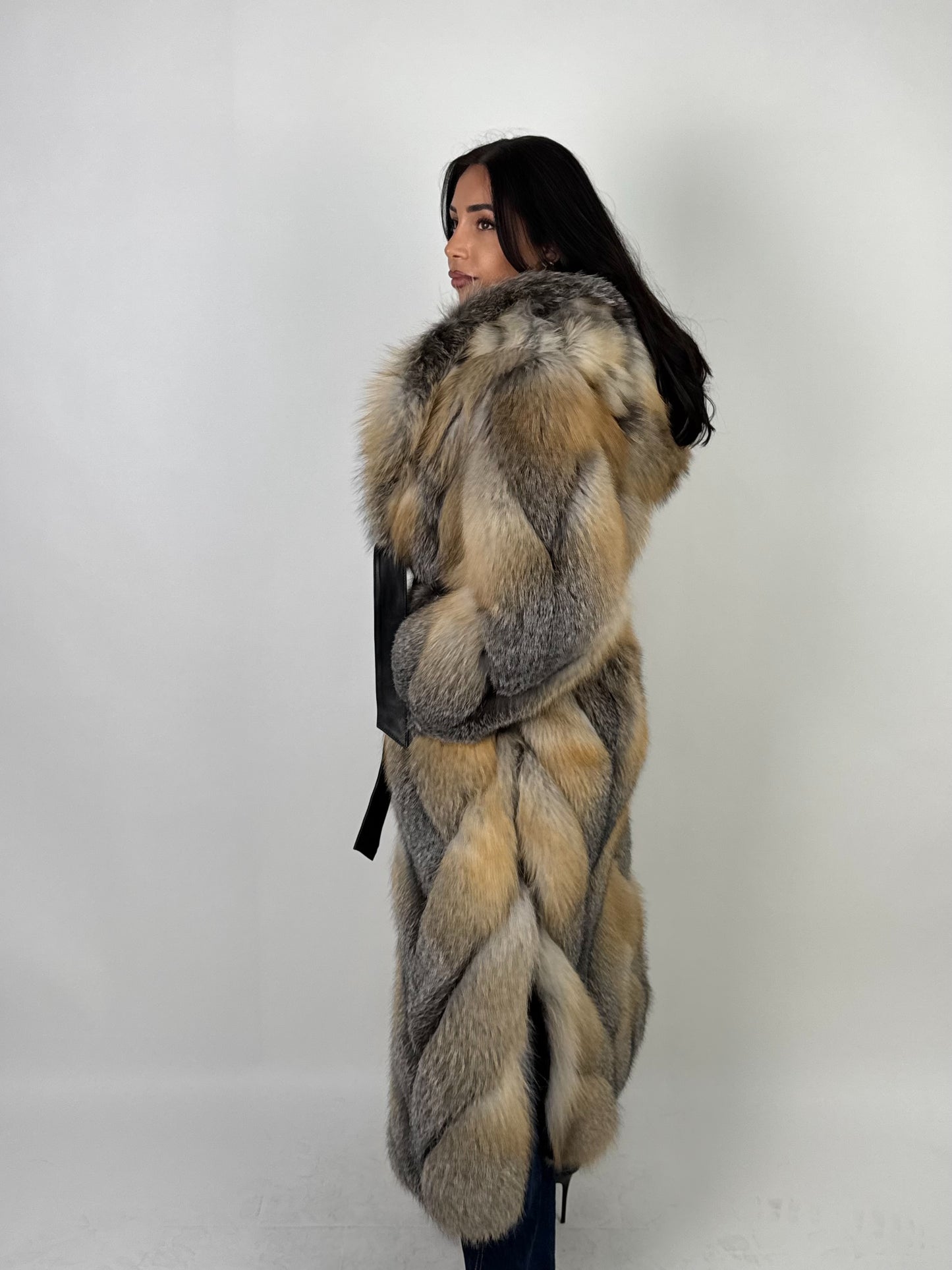 Cappotto Maya in volpe golden