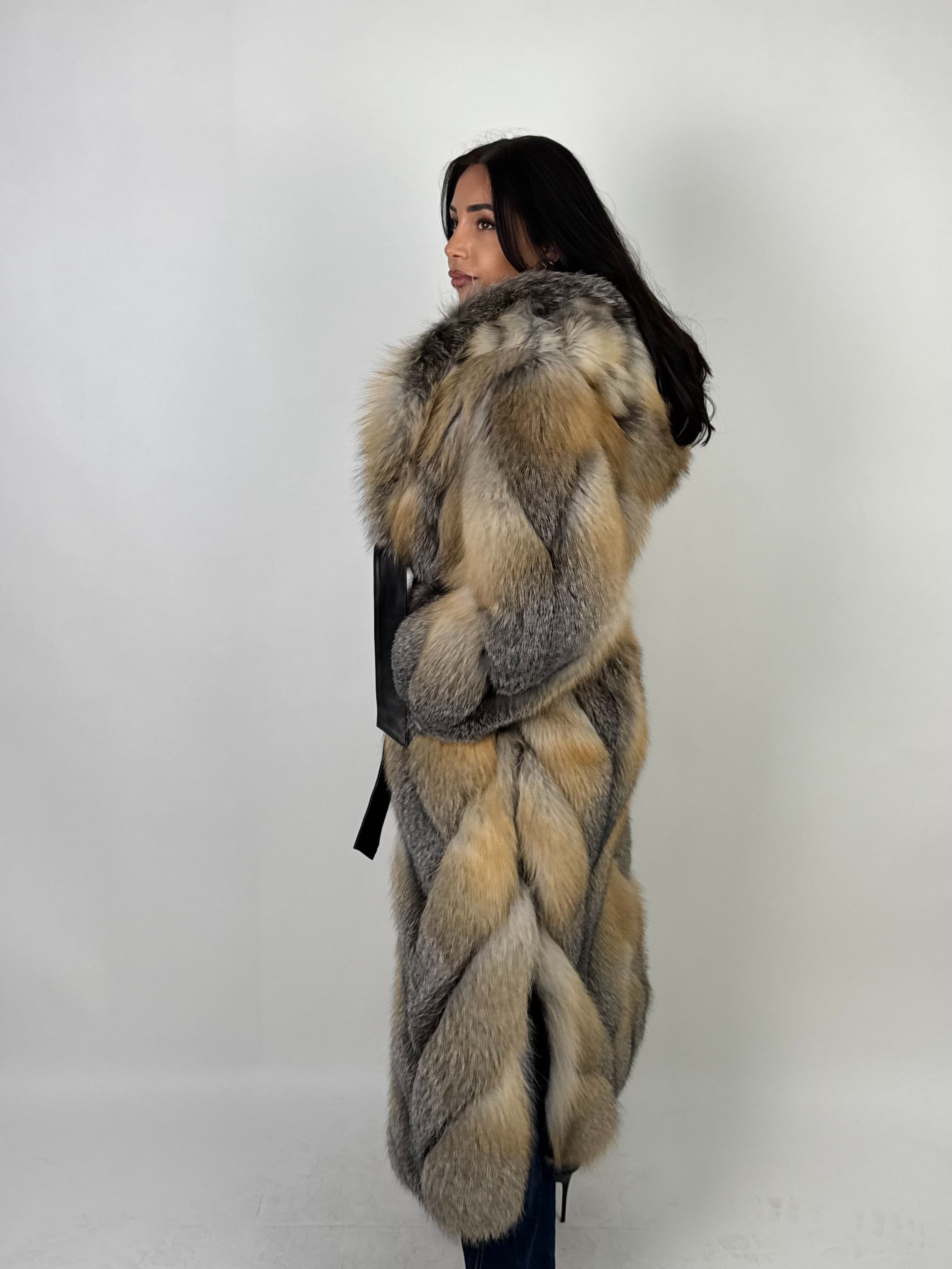 Cappotto Maya in volpe golden
