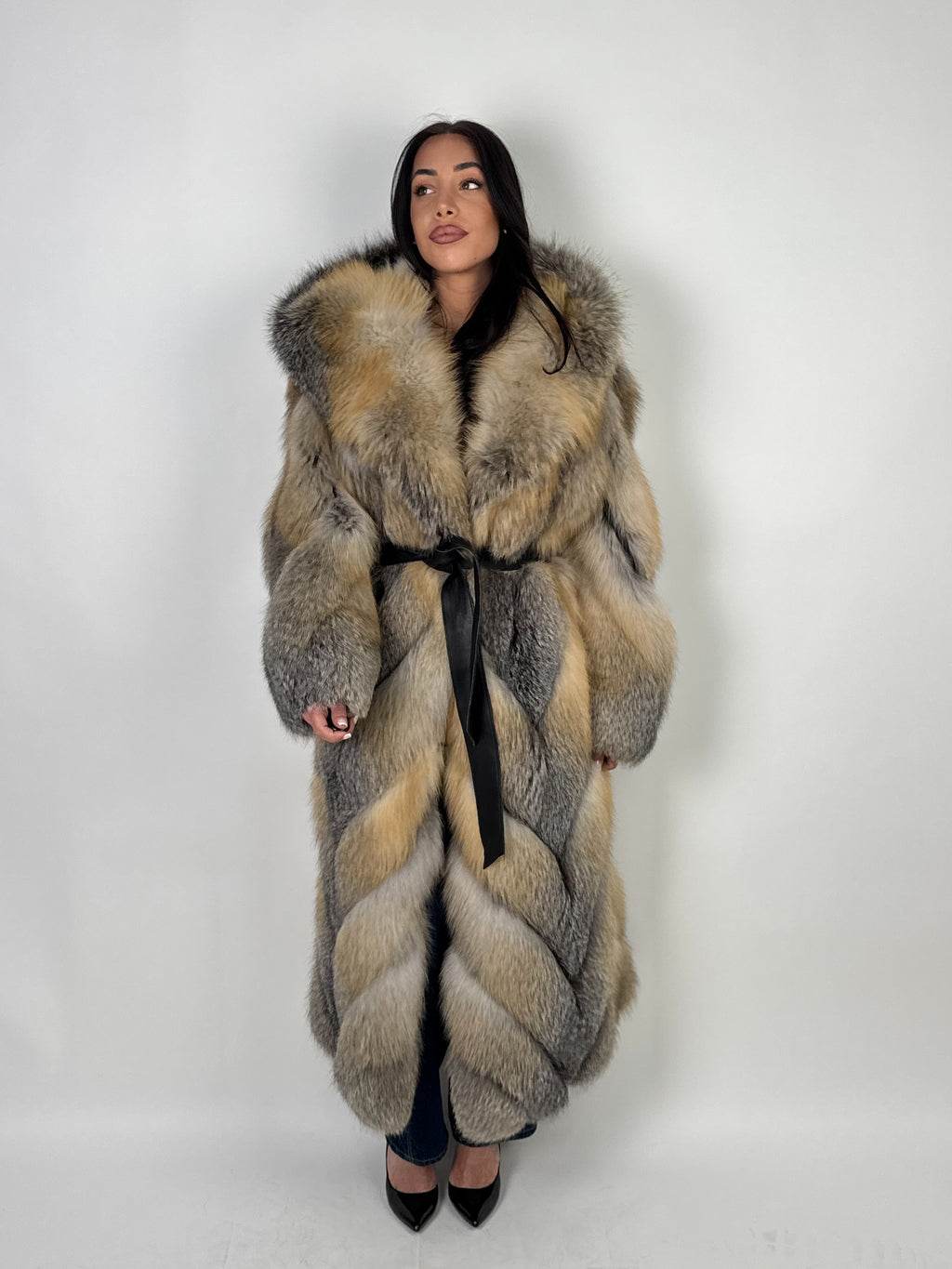 Cappotto Maya in volpe golden